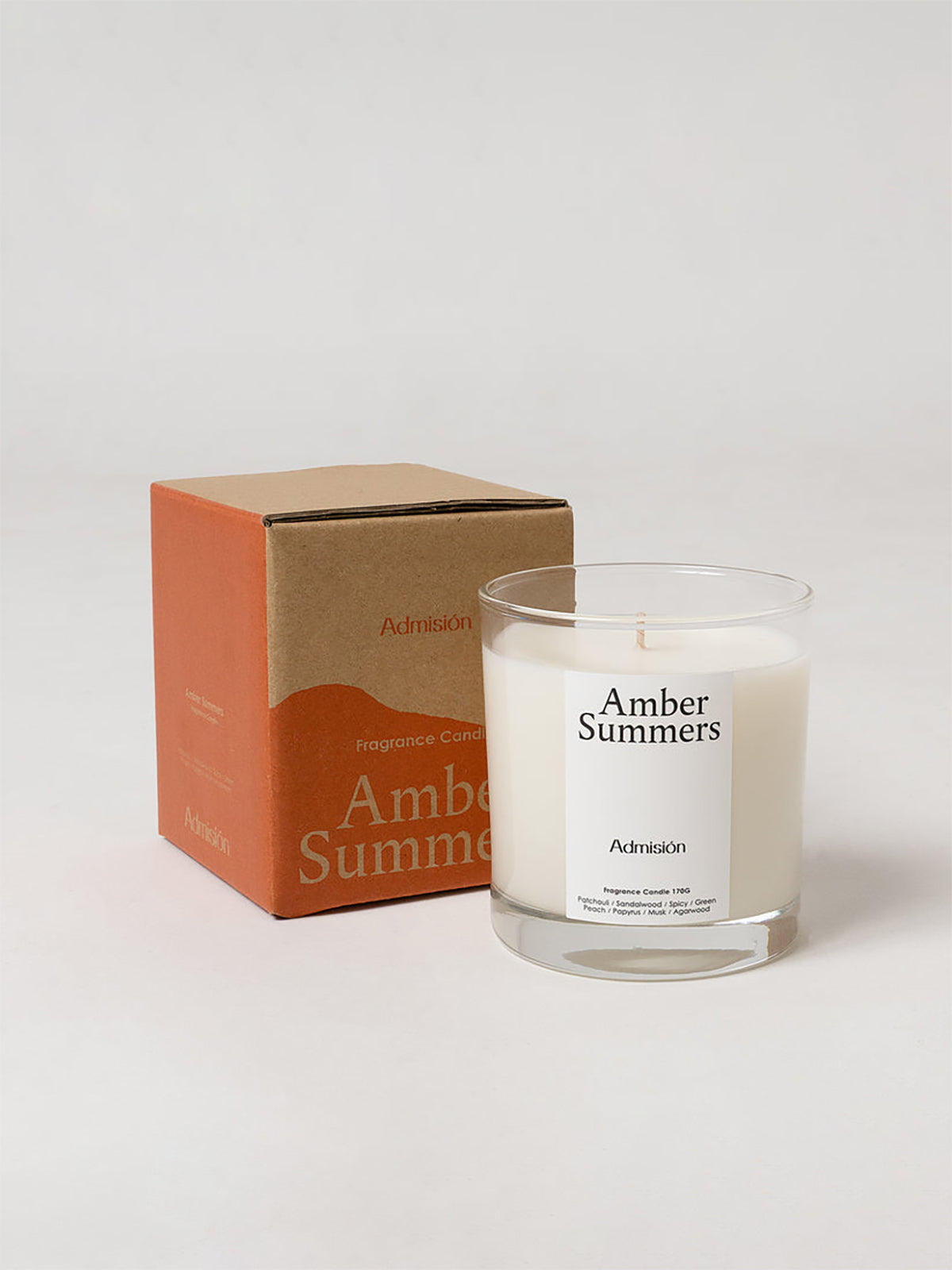【Admision】Fragrance Candle Amber Summers