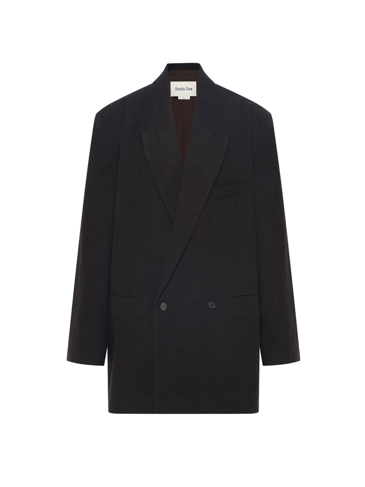 【Studio Doe】Gender Free Wool Double-Breasted Coat