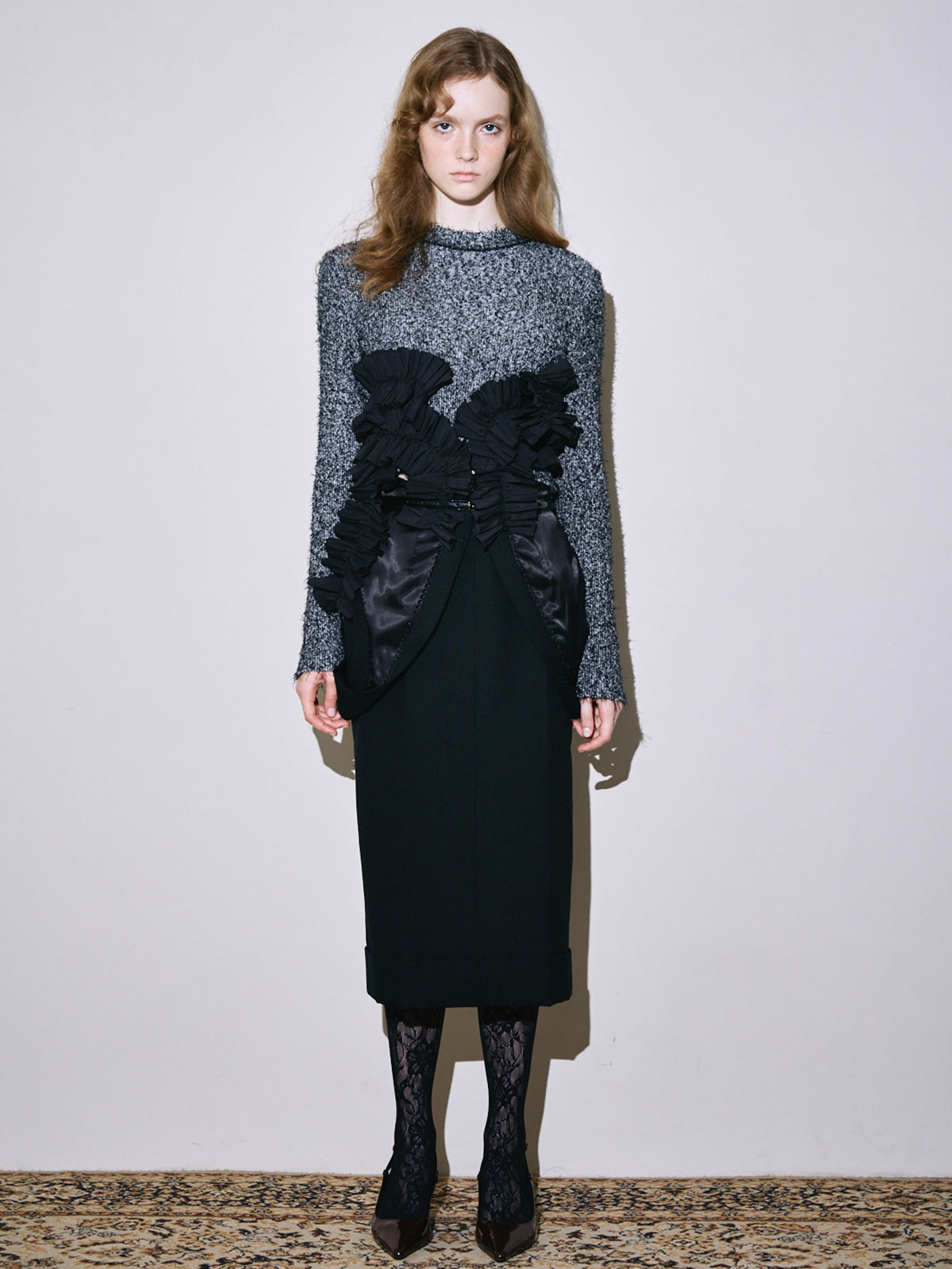 Bergamot frill knit