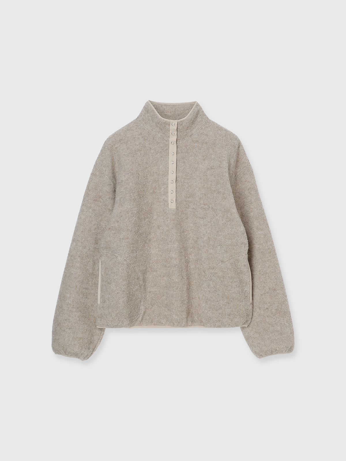 WOOL FLEECE TOP