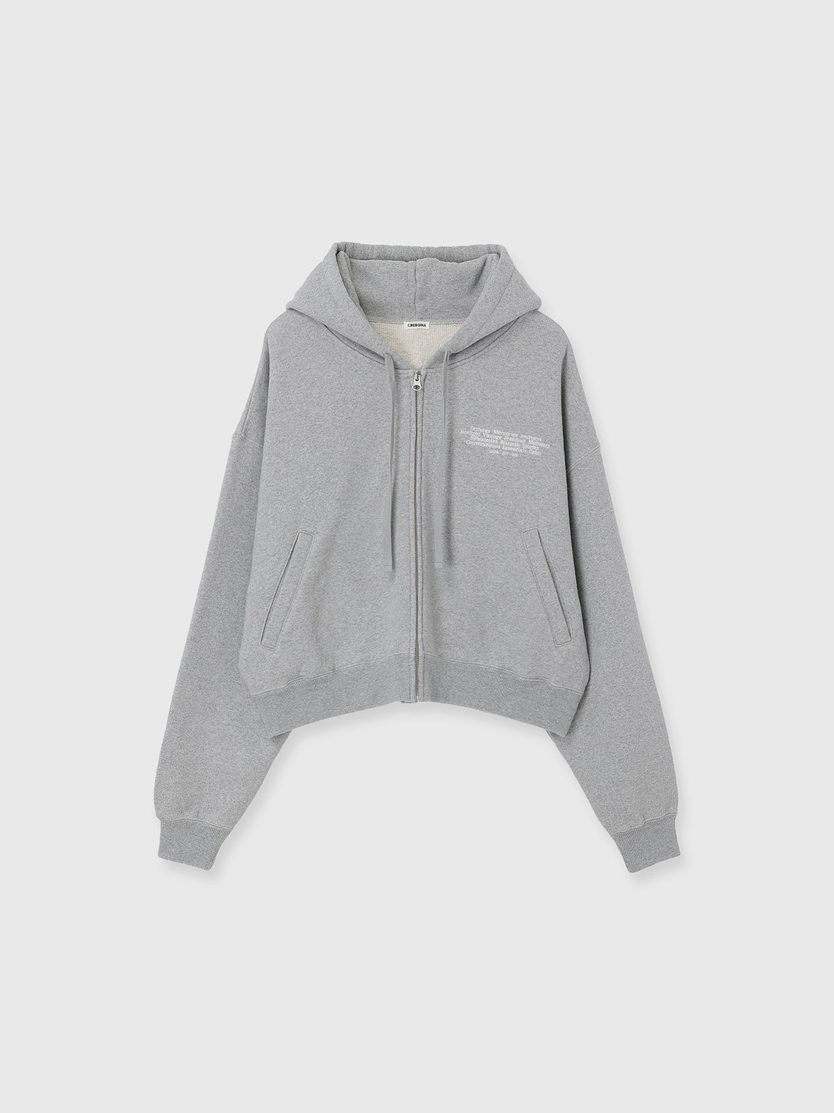ZIP UP HOODED SWEAT SHIRT