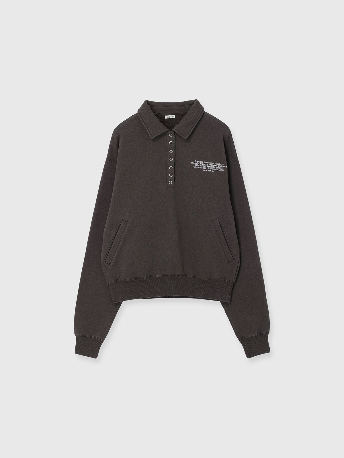 HALF-SNAP SWEAT SHIRT