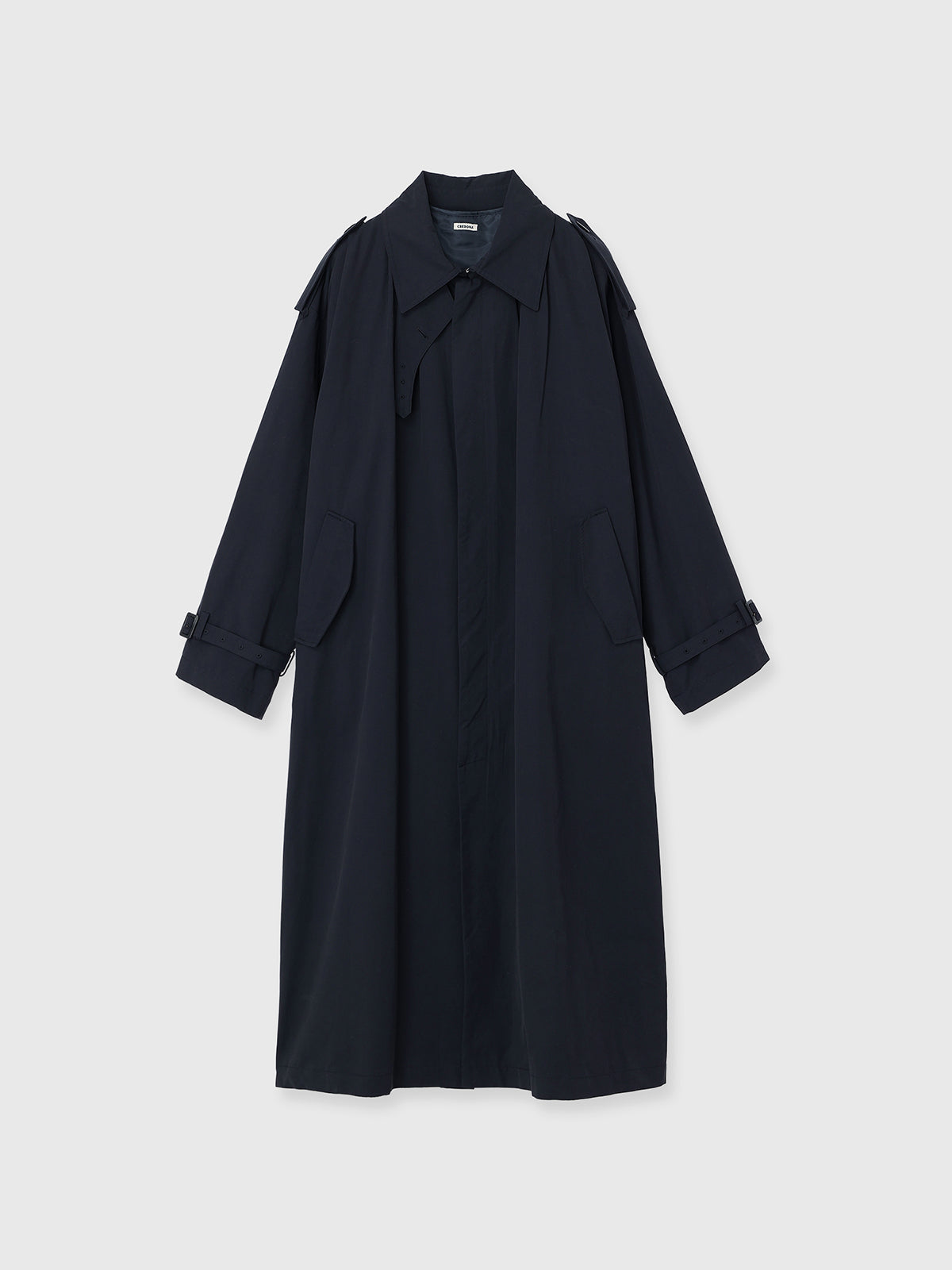 WASHED VOLUME TRENCH COAT