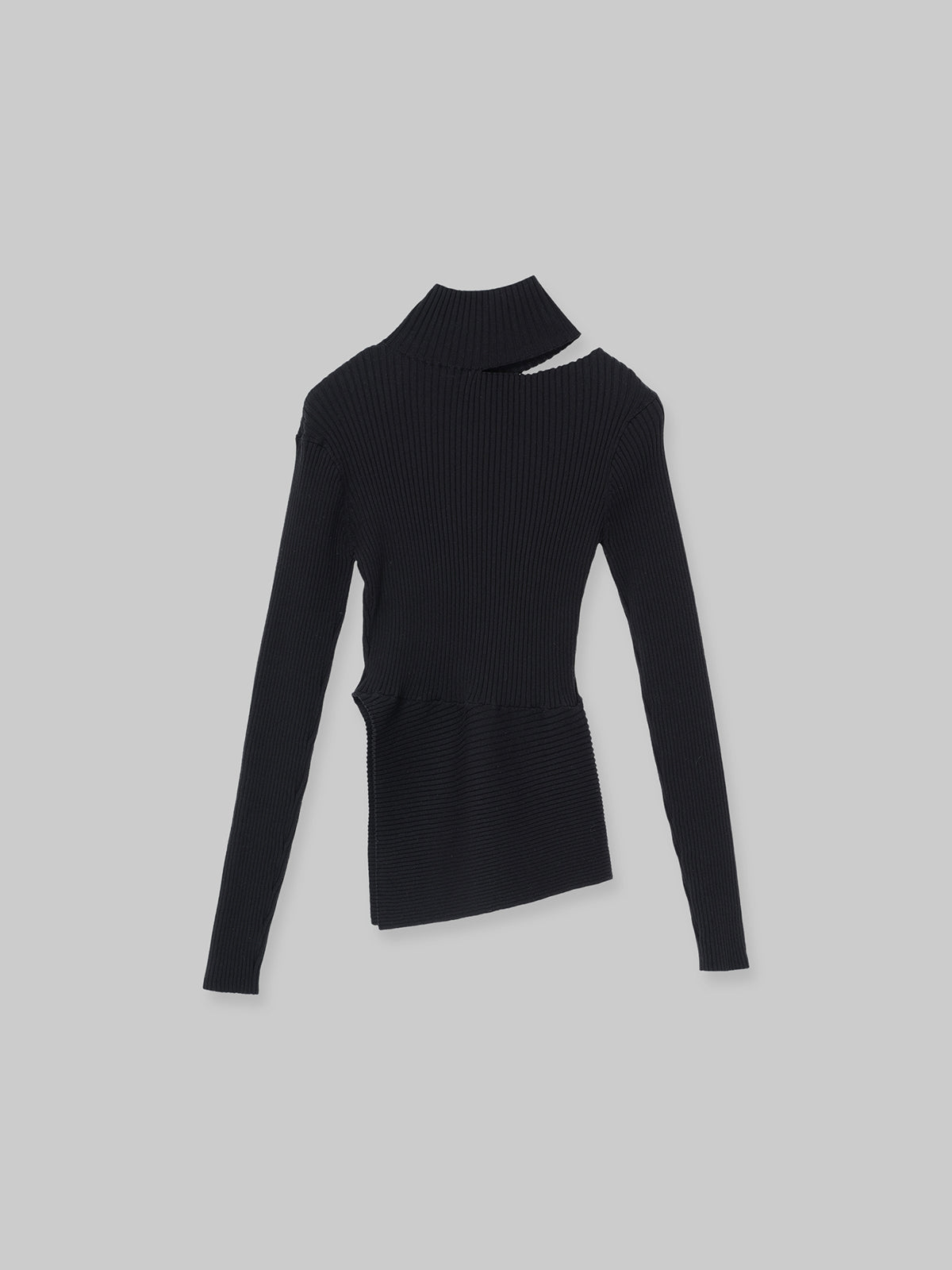 RIB ASYMMETRY KNIT