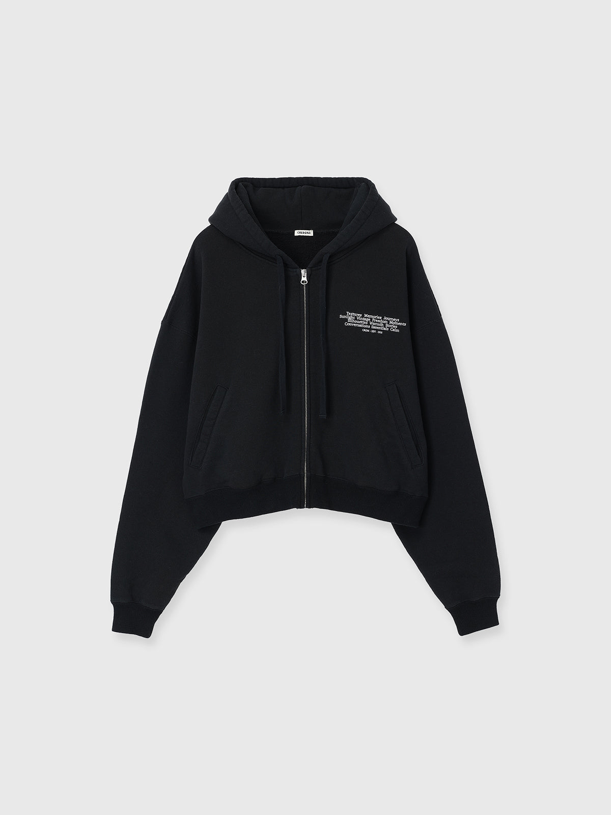 ZIP UP HOODED SWEAT SHIRT