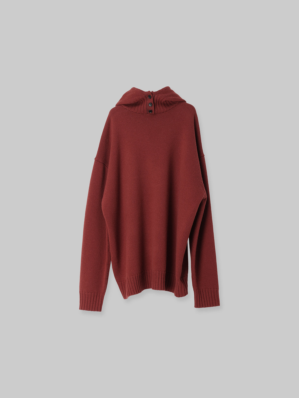 HOODIE KNIT PULLOVEER
