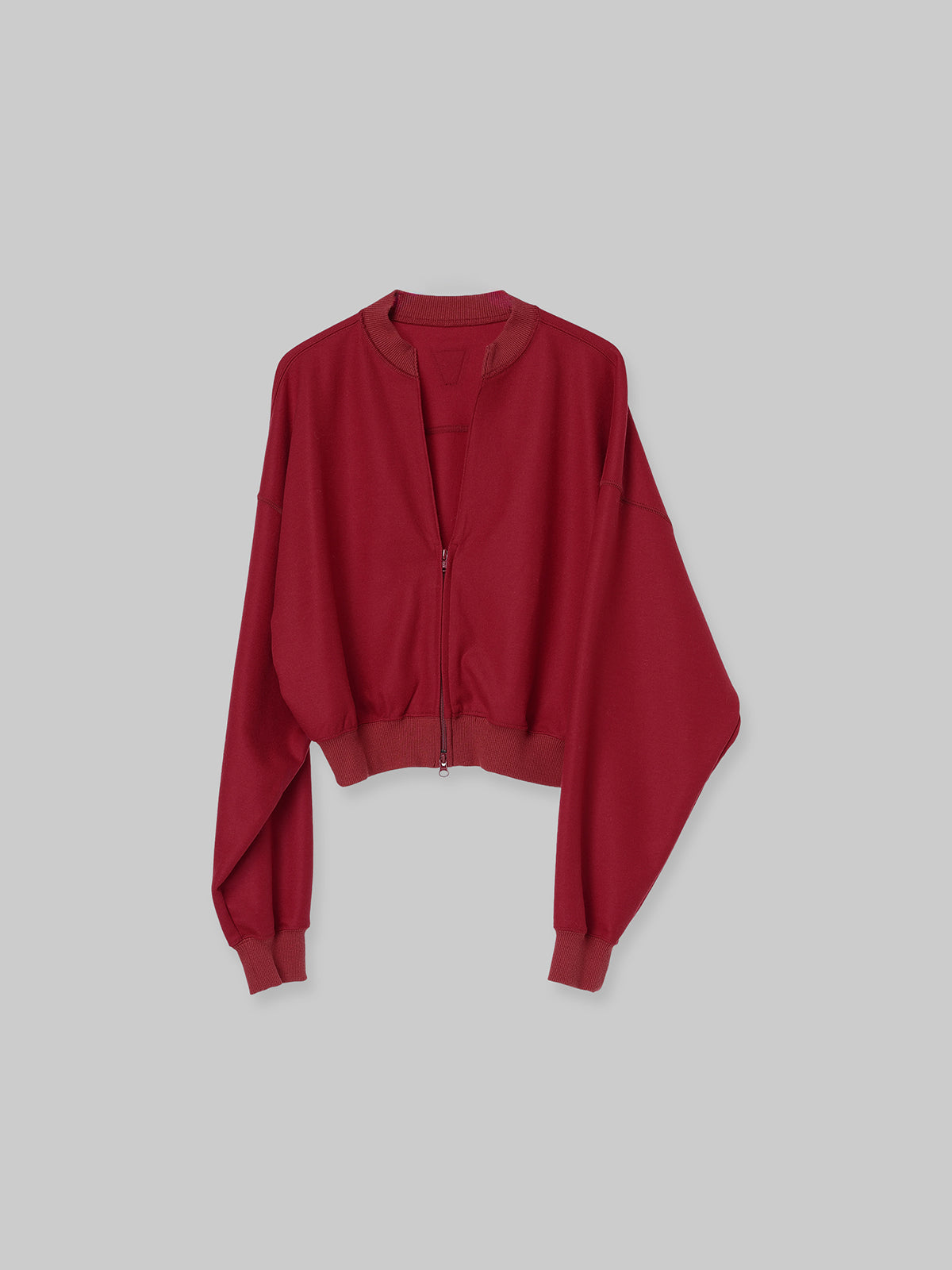 WOOL ZIP PULLOVER