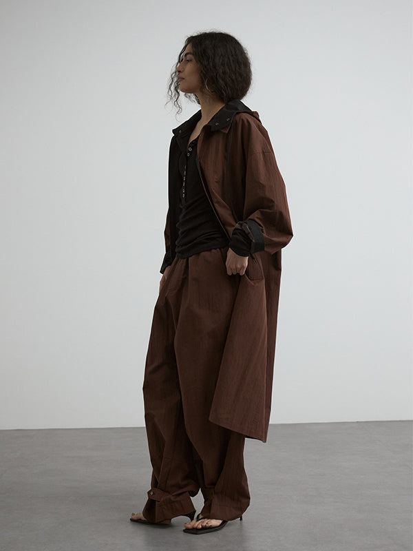 GHATHER NYLON PANTS