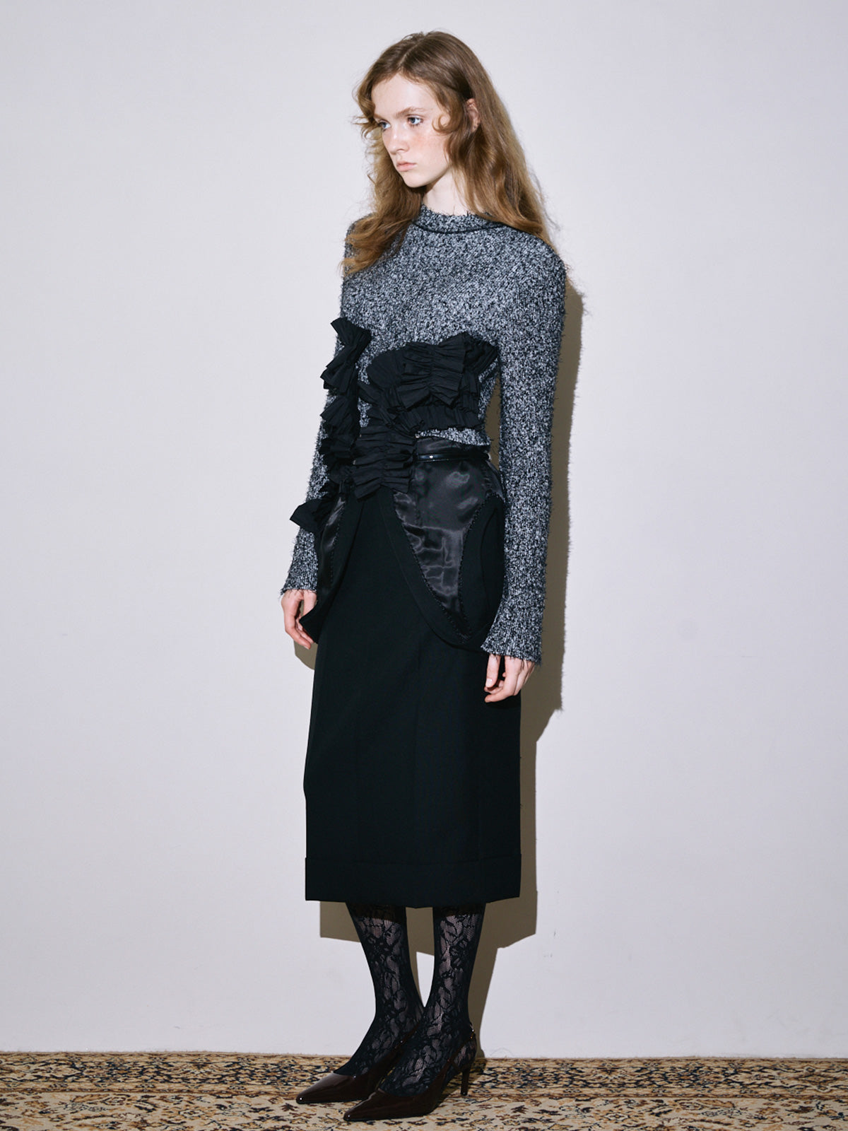 Bergamot frill knit