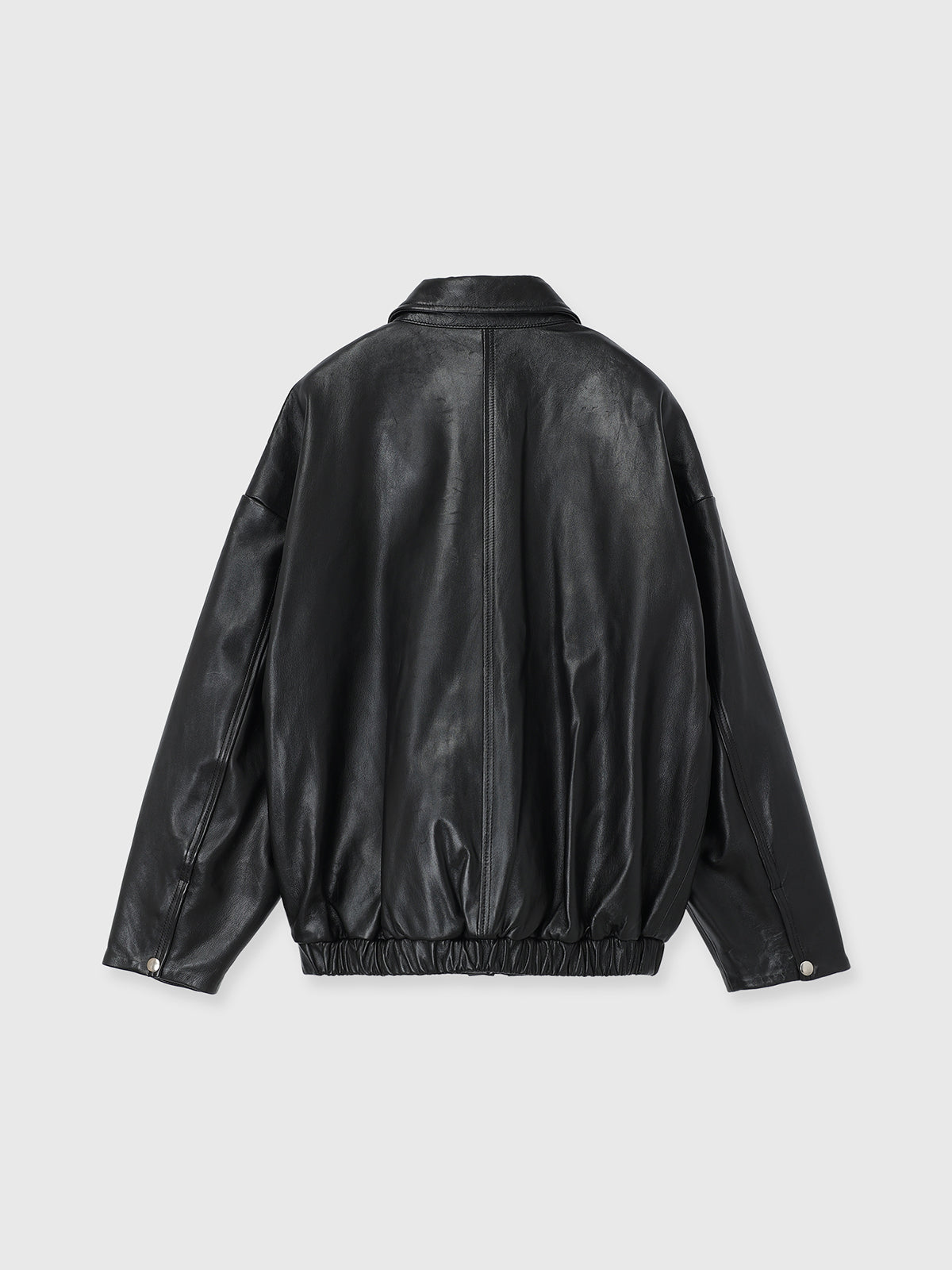 LEATHER BLOUSON JACKET