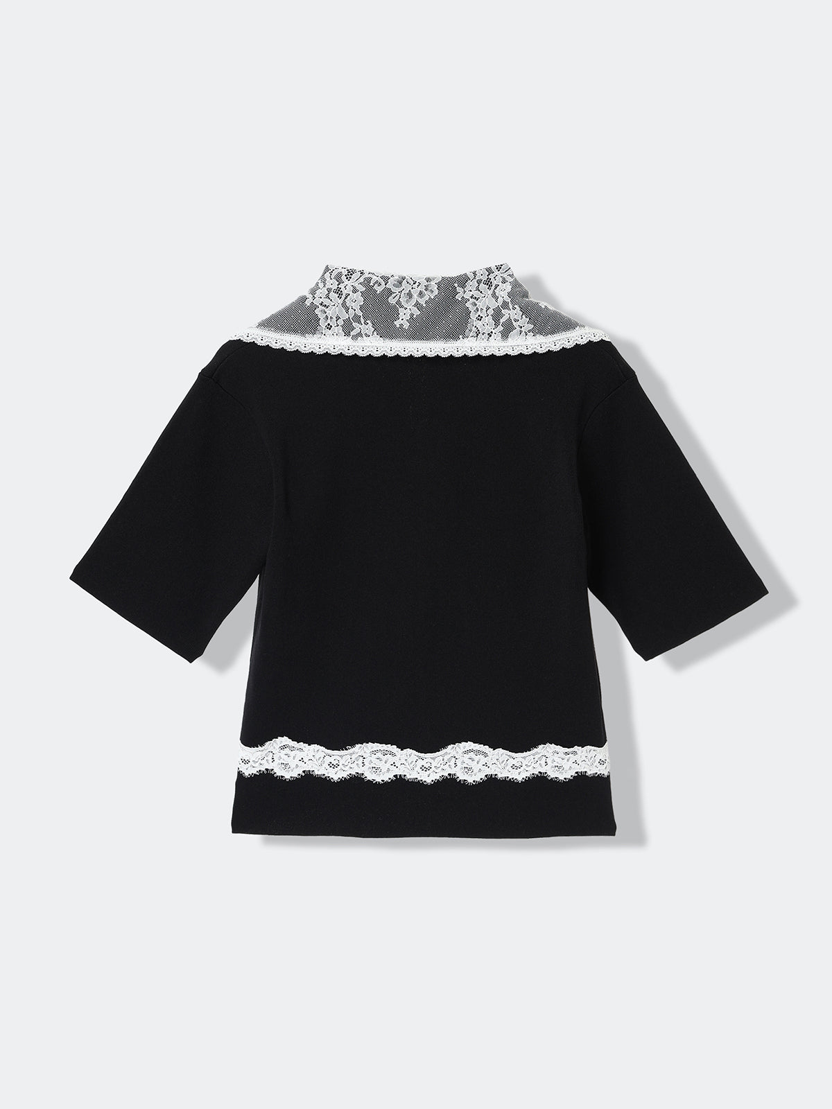 SAILOR COLLAR LACE KNIT