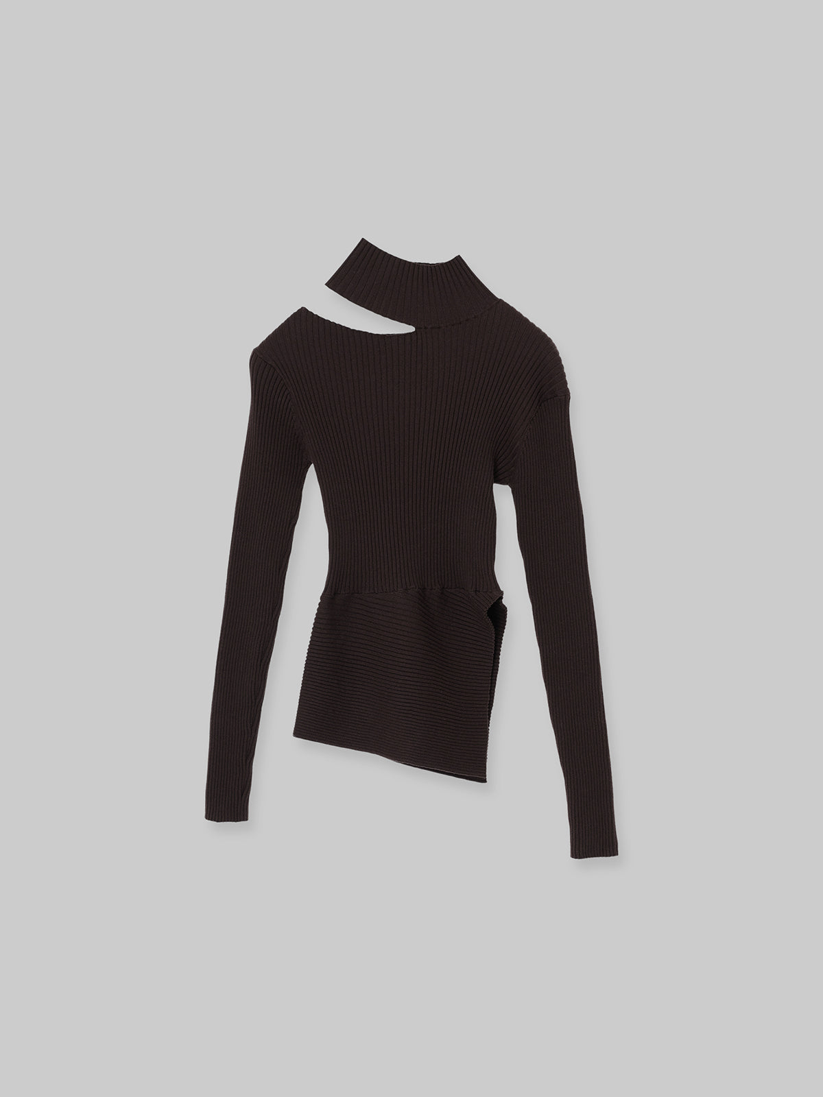 RIB ASYMMETRY KNIT