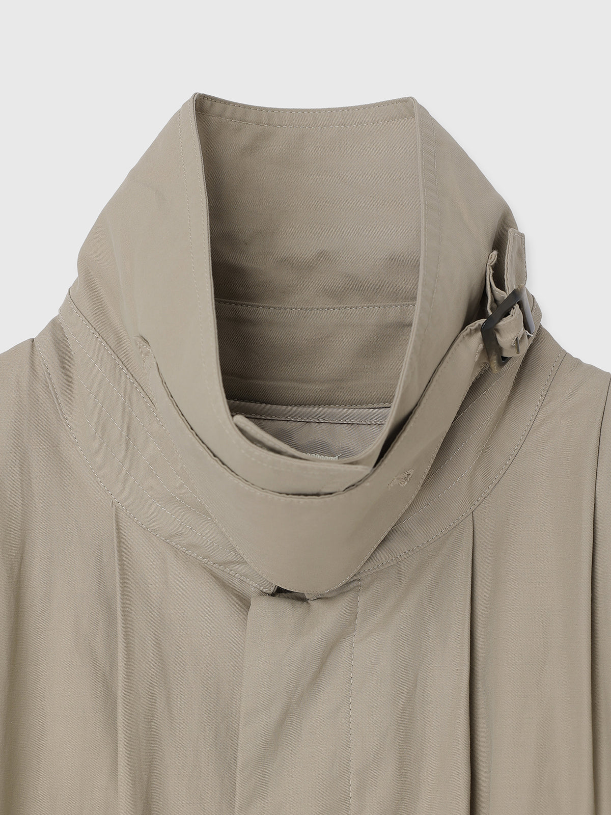 WASHED VOLUME TRENCH COAT