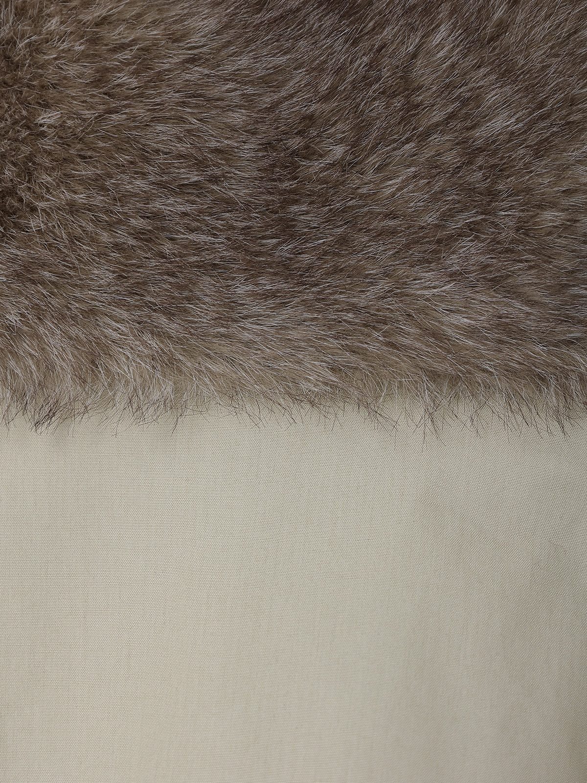 WASH COTTON FUR BOMBER
