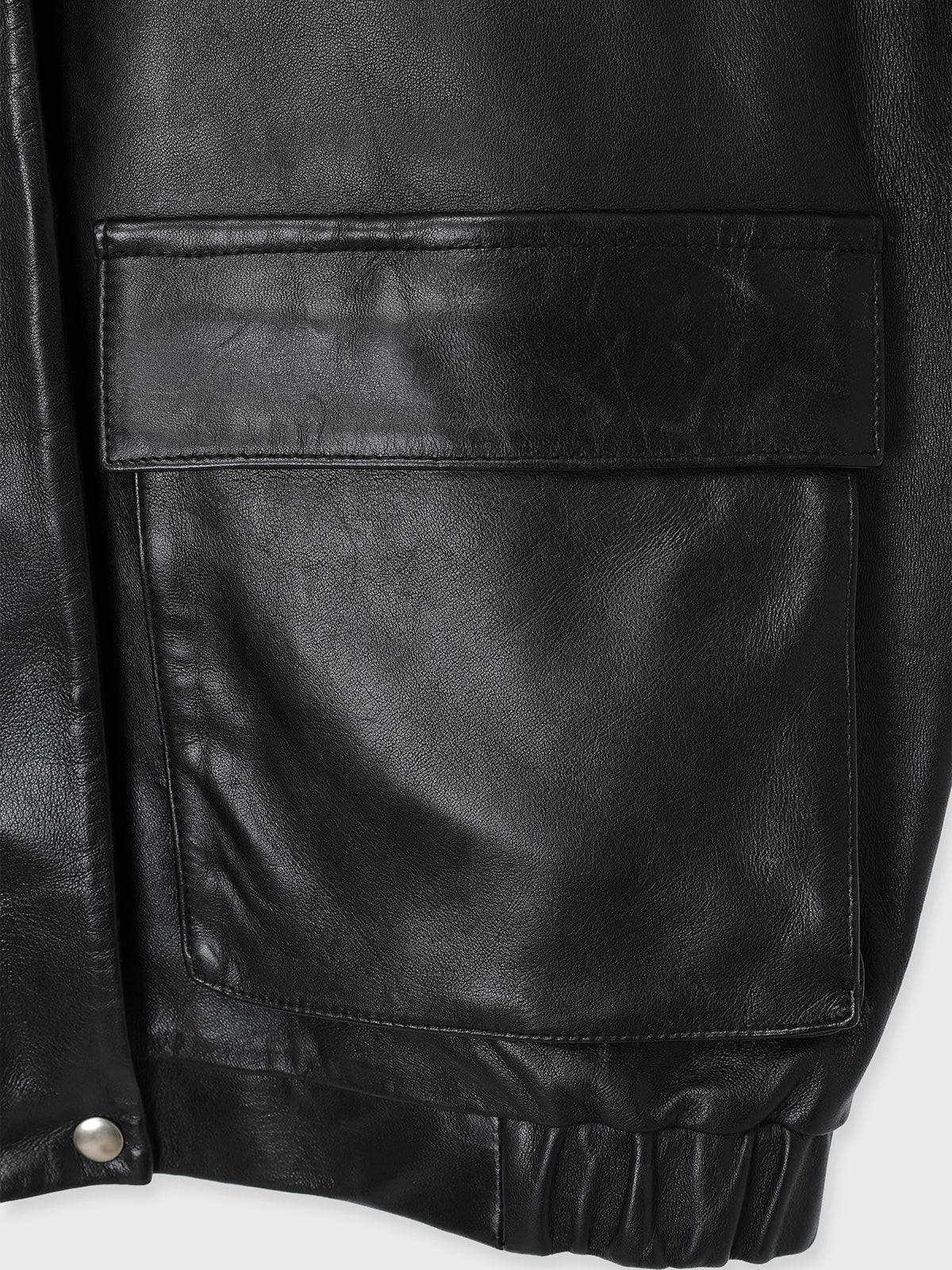 LEATHER BLOUSON JACKET