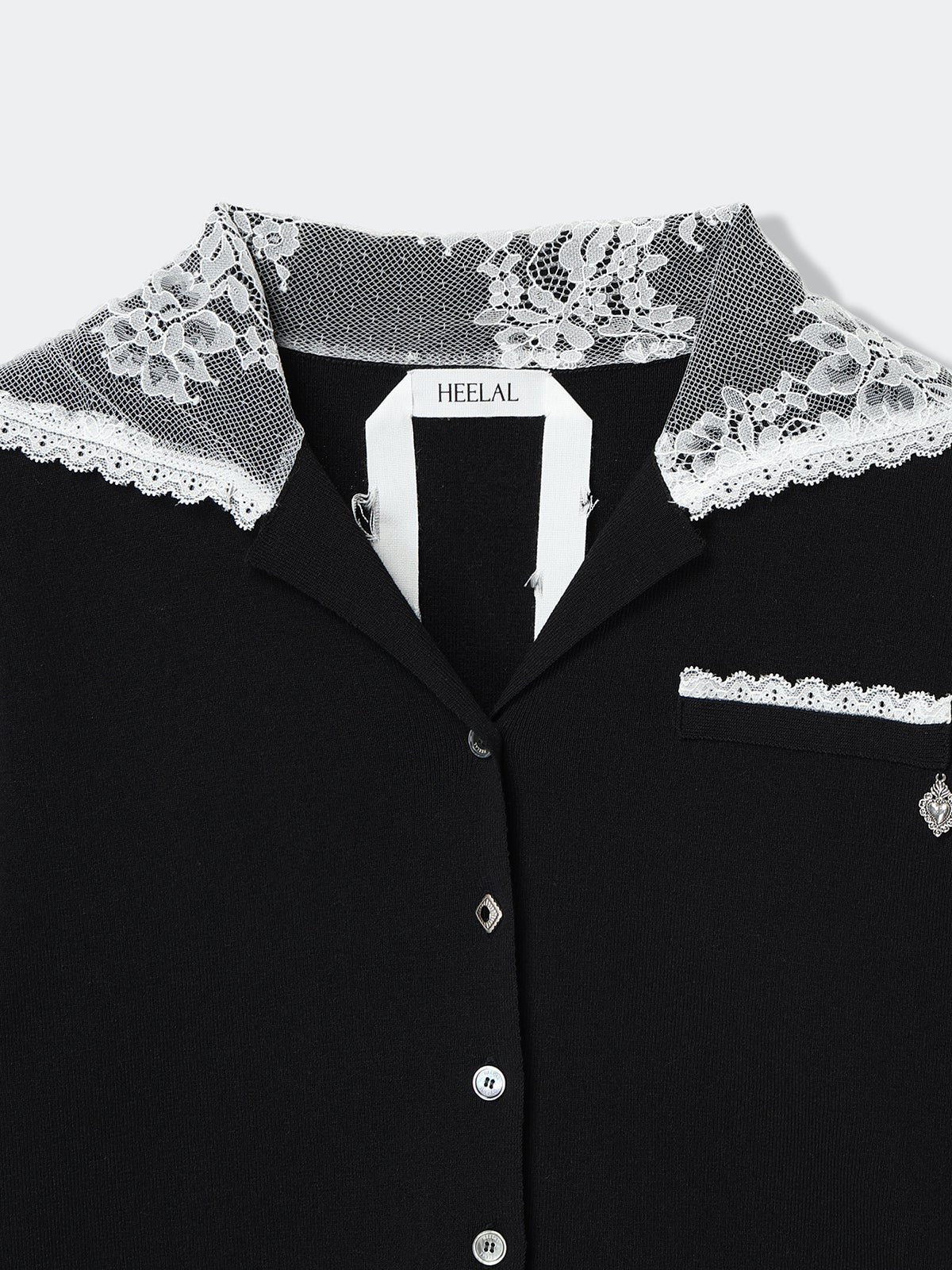 SAILOR COLLAR LACE KNIT