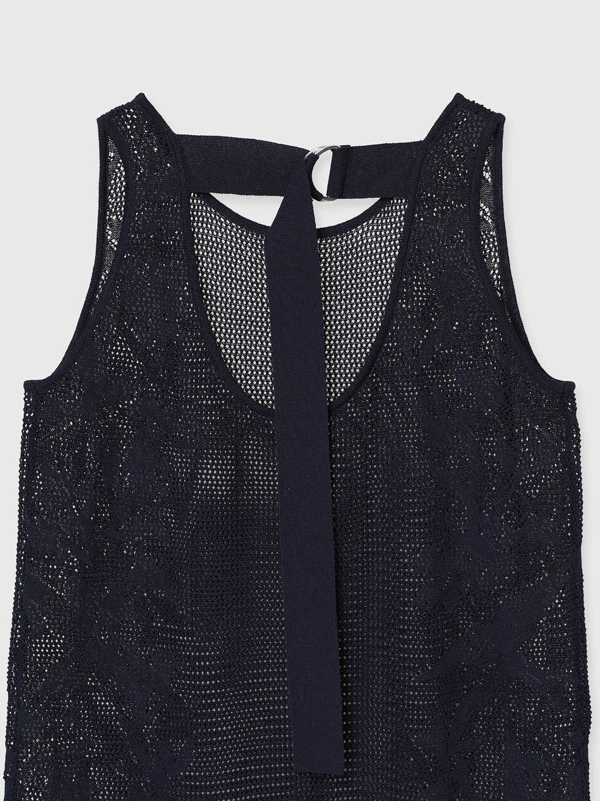 LACE KNIT ONE-PIECE