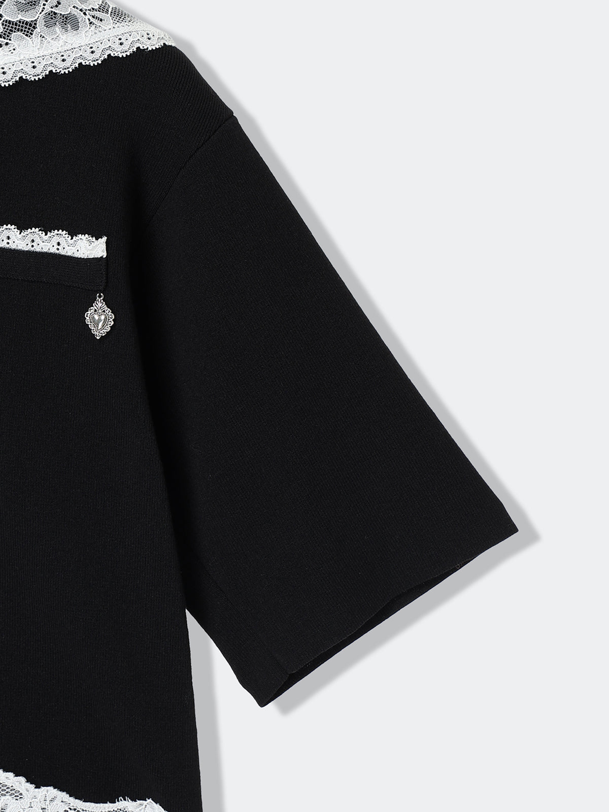 SAILOR COLLAR LACE KNIT