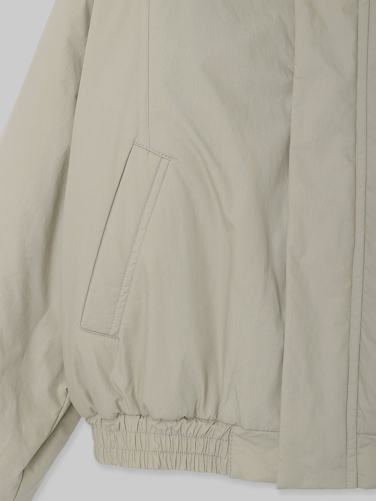 WASH COTTON FUR BOMBER