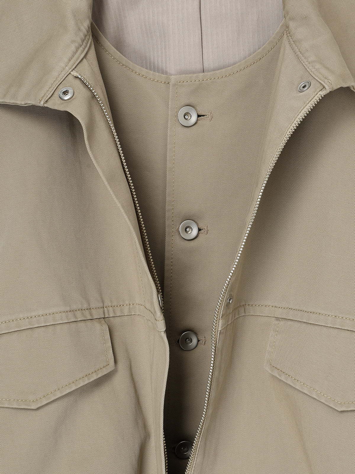 LAYERED CHINO BLOUSON