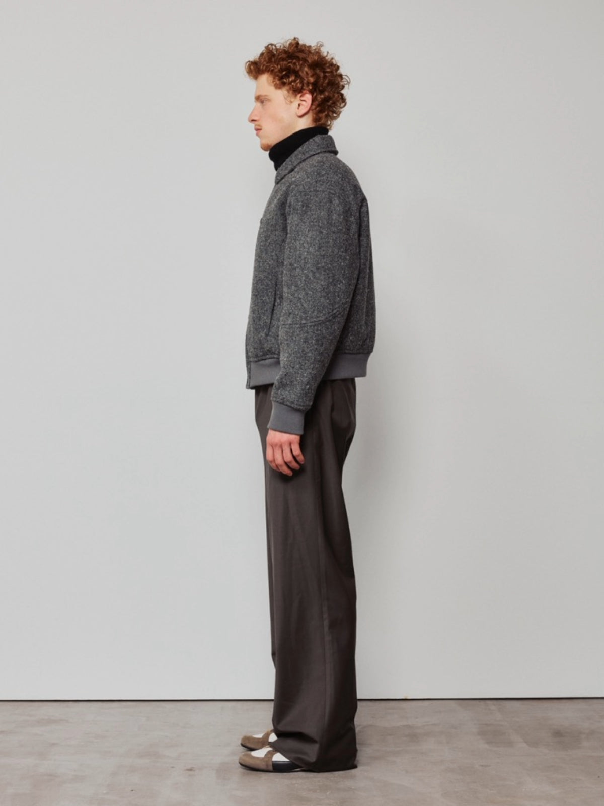 VINTAGE WOOL BOMBER JACKET