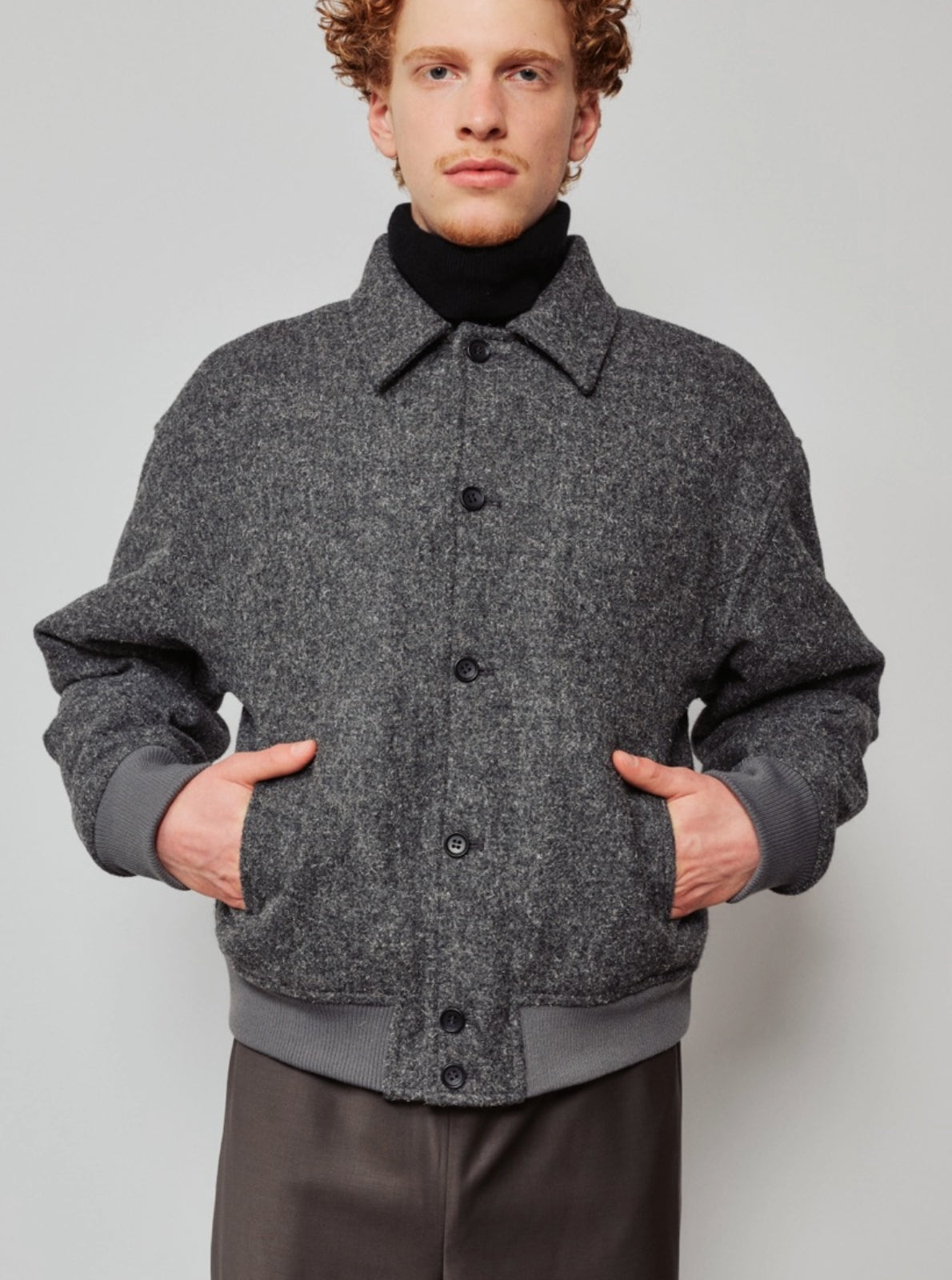VINTAGE WOOL BOMBER JACKET