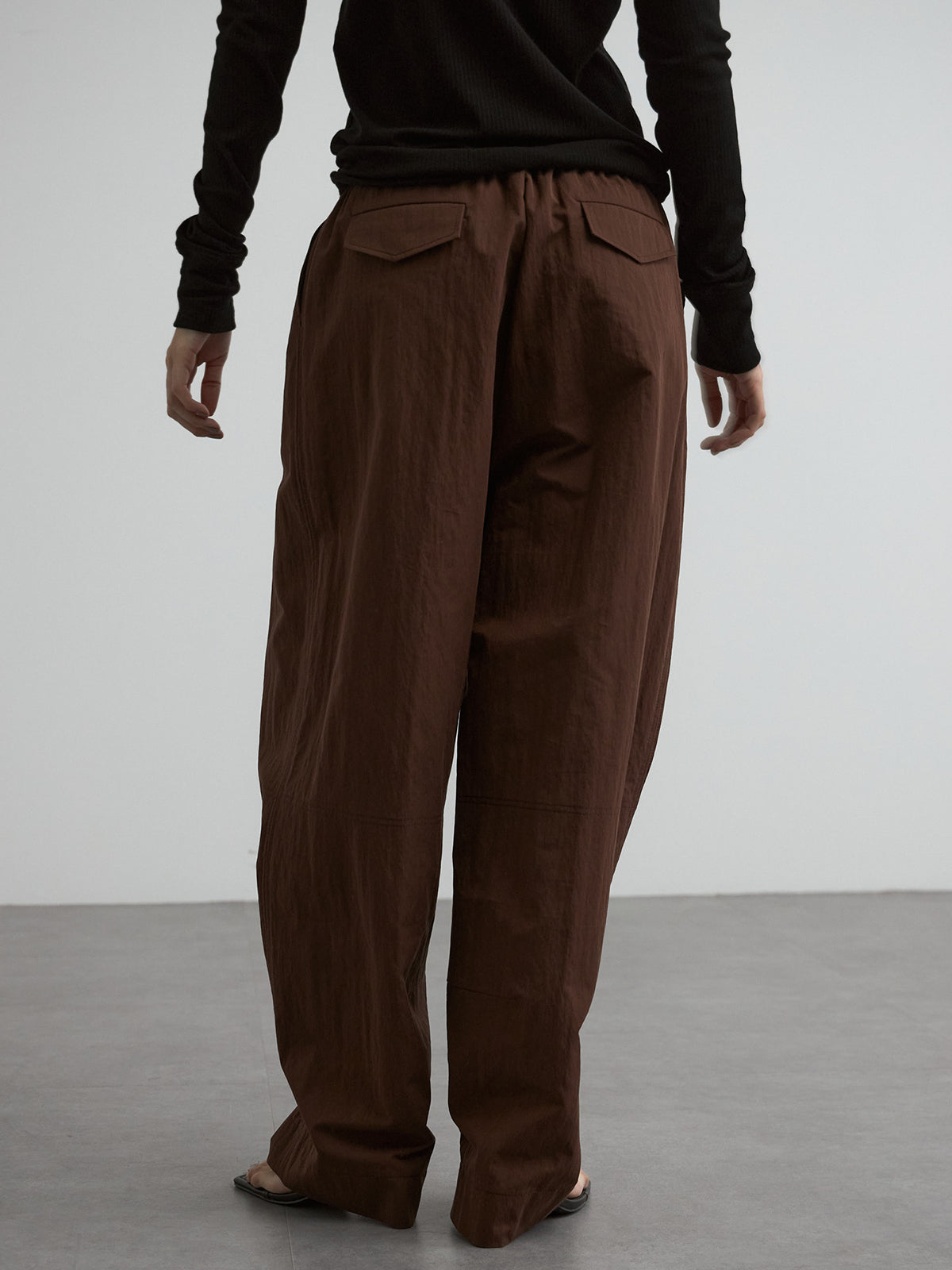 GHATHER NYLON PANTS
