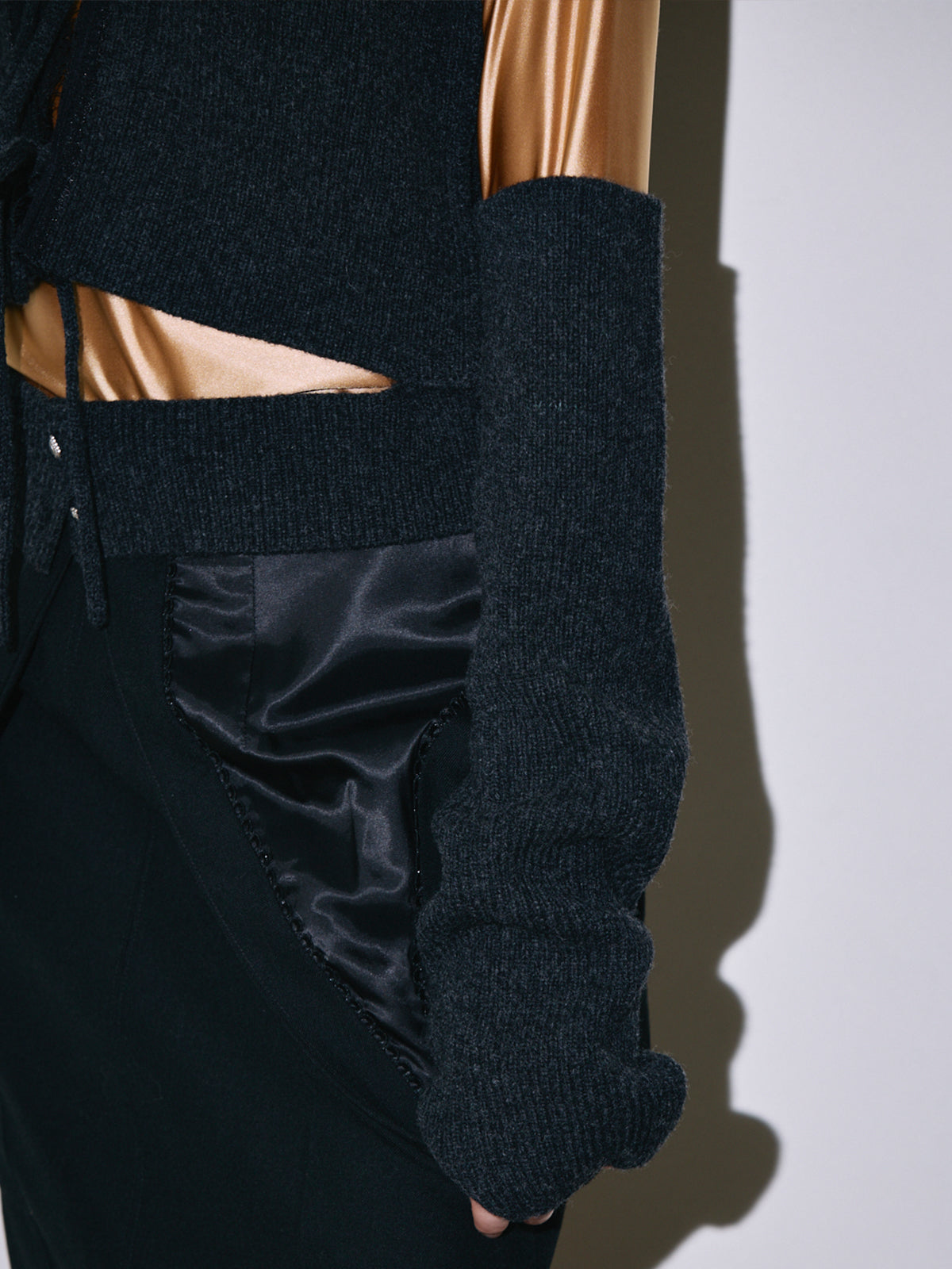 Franka lace knit vest