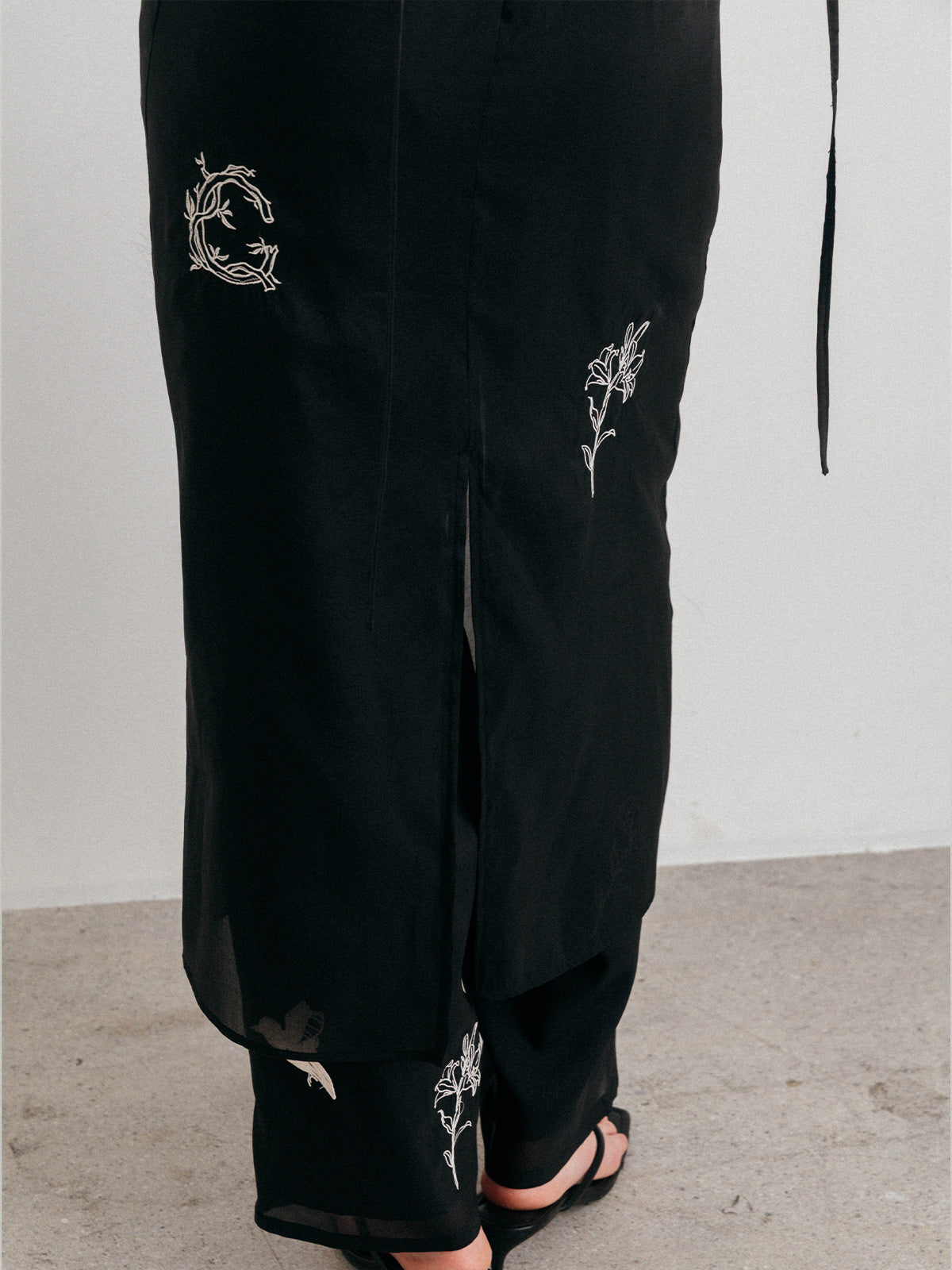 FRAGMENT VEIL DRESS