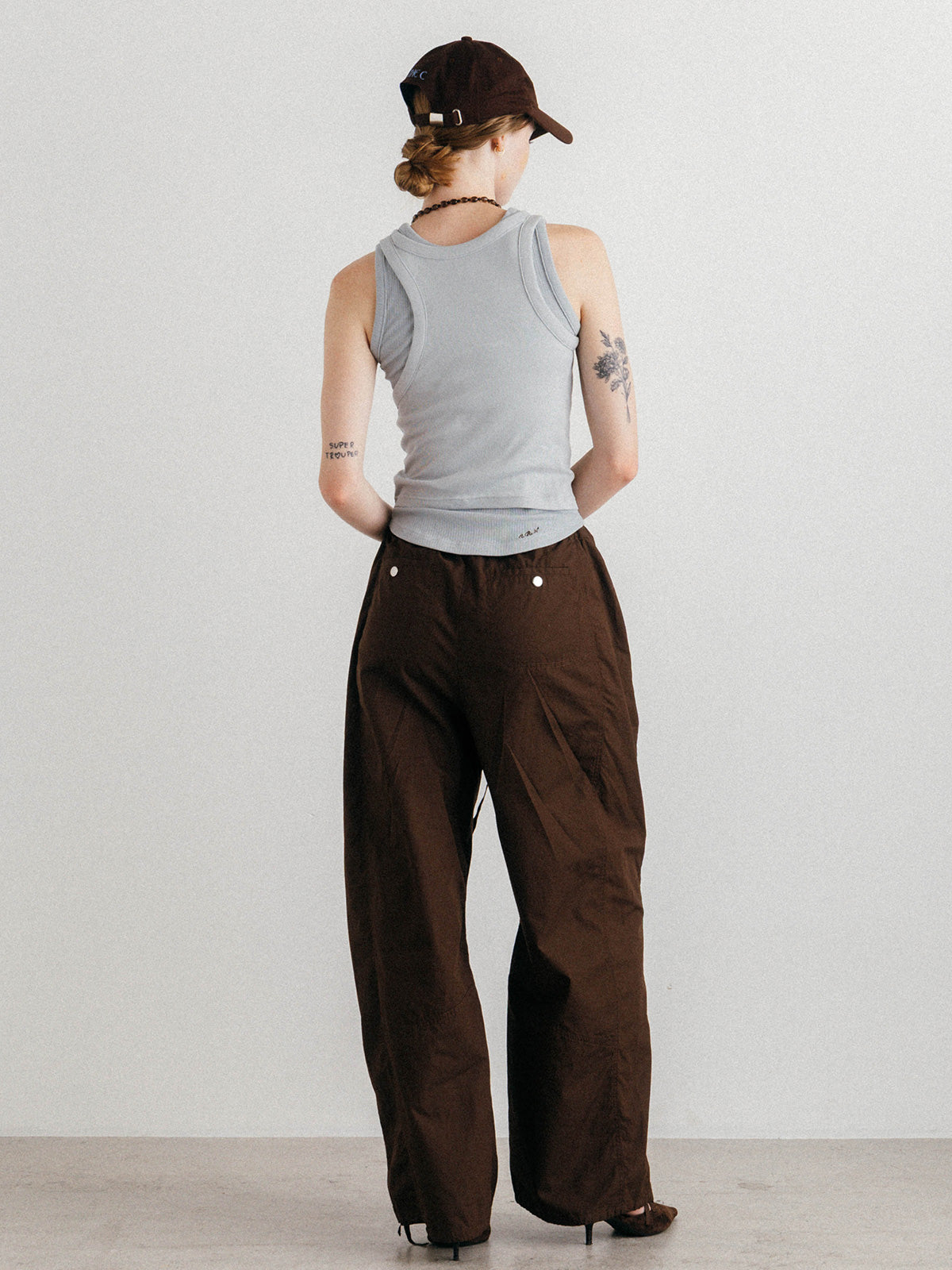 OFFSET WAIST PANTS