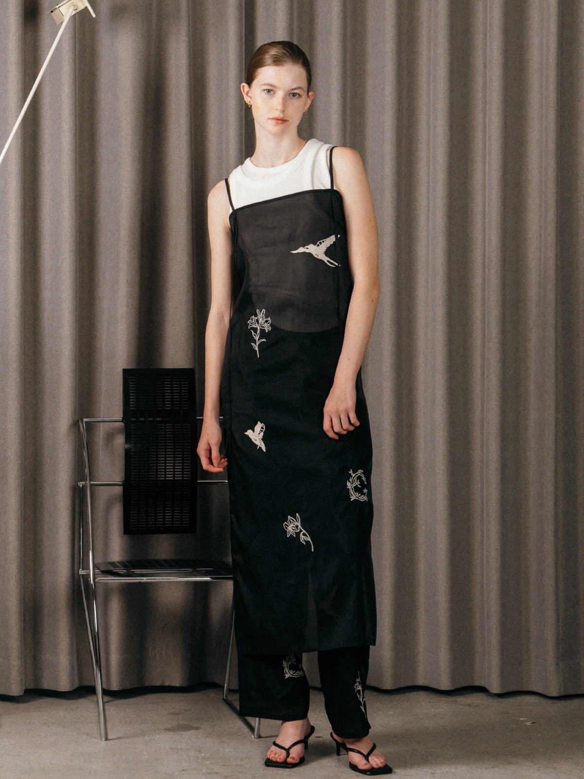 FRAGMENT VEIL DRESS