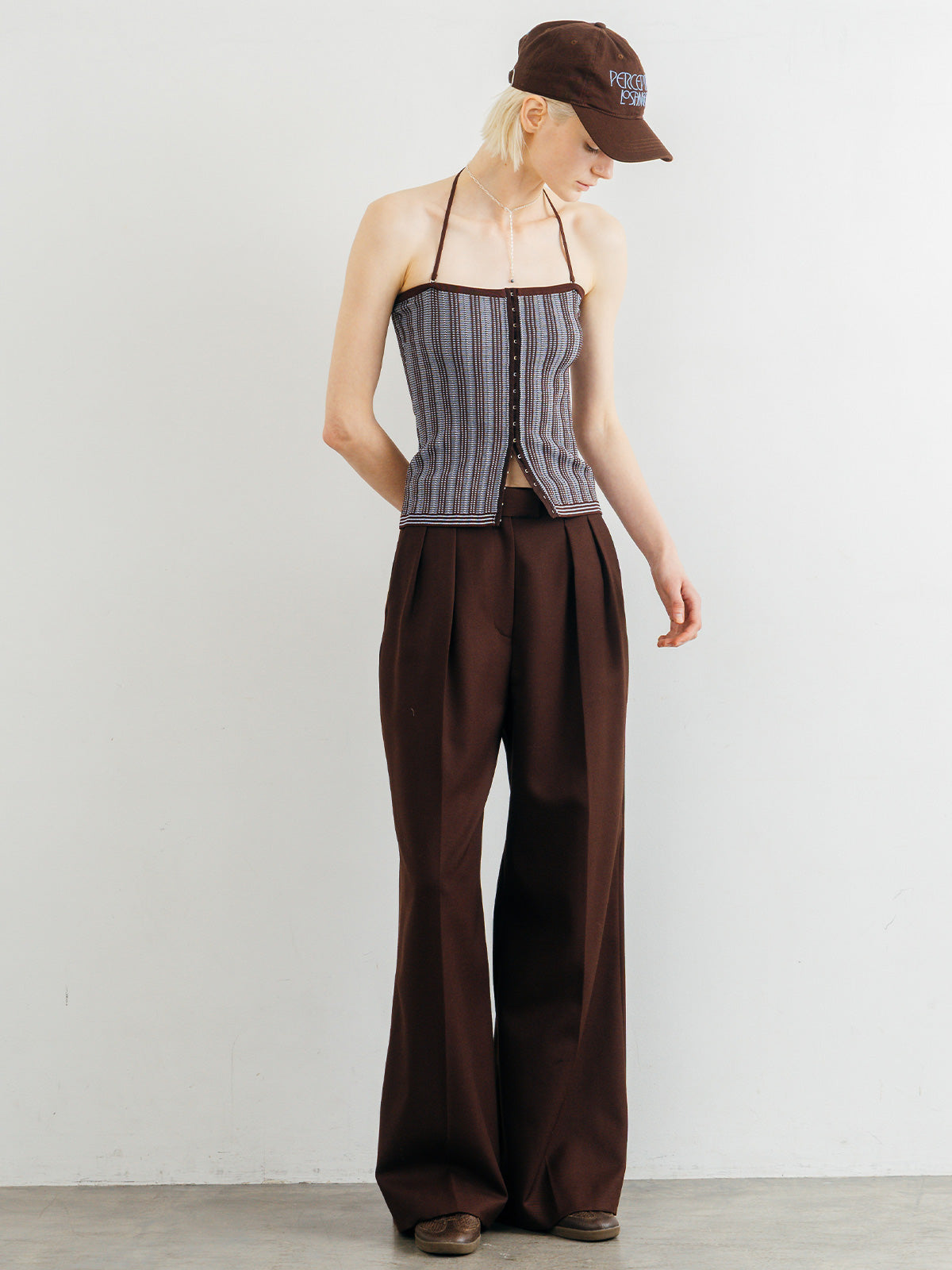 TUCK STITCH BUSTIER