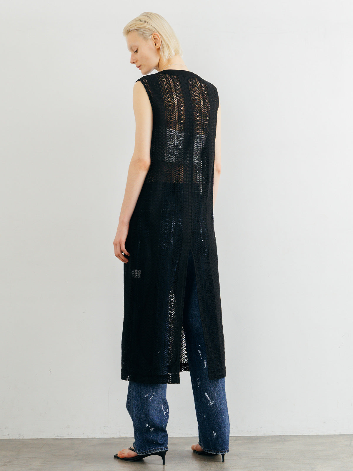 SHEER LONG ONEPIECE