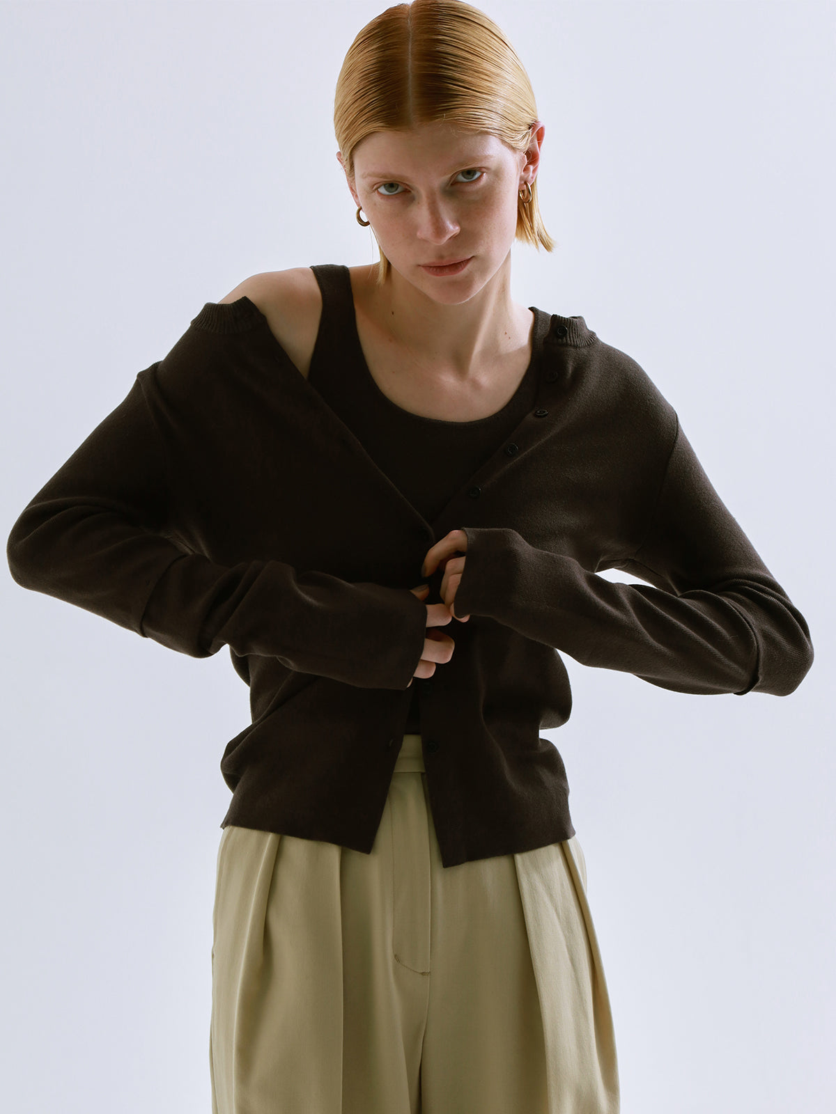 COTTON SILK MULTI KNIT TOPS