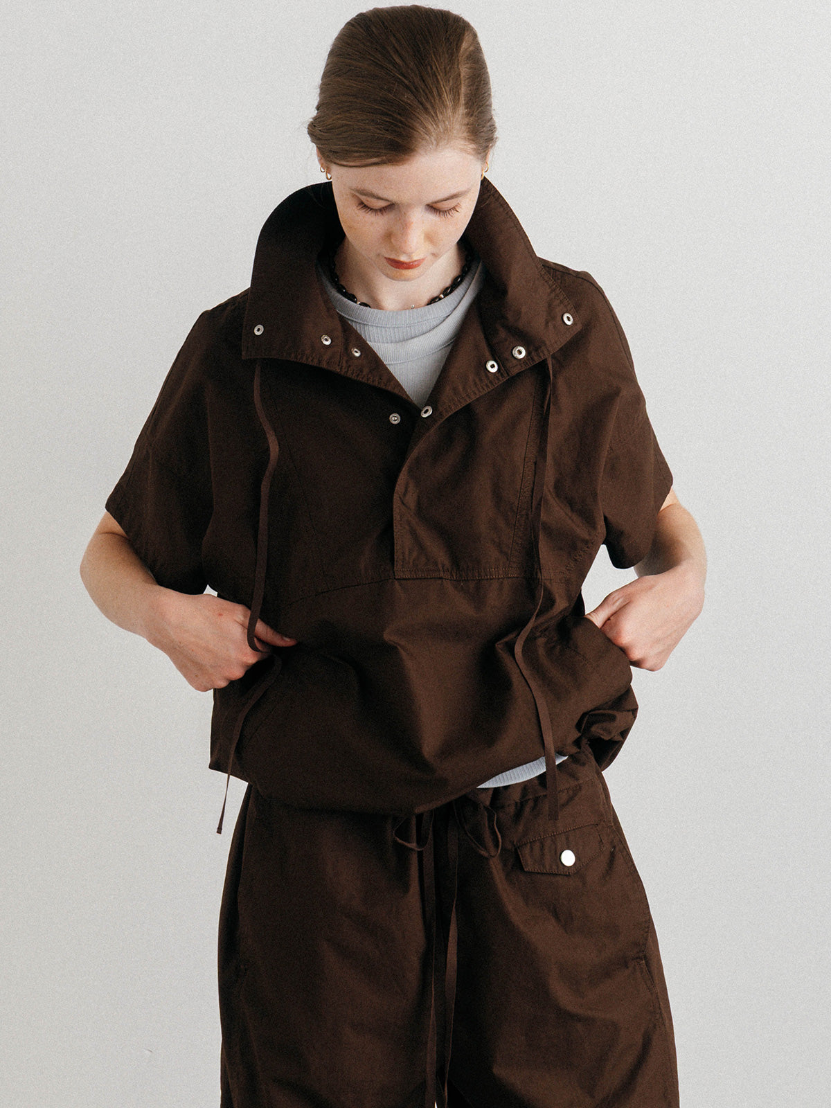 UTILITY ANORAK TOP