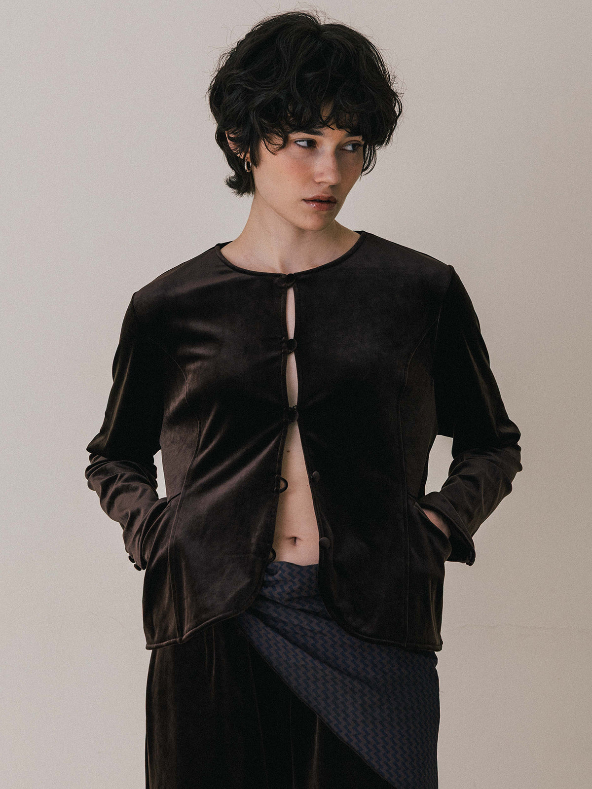 HILTON VELOURS CARDIGAN