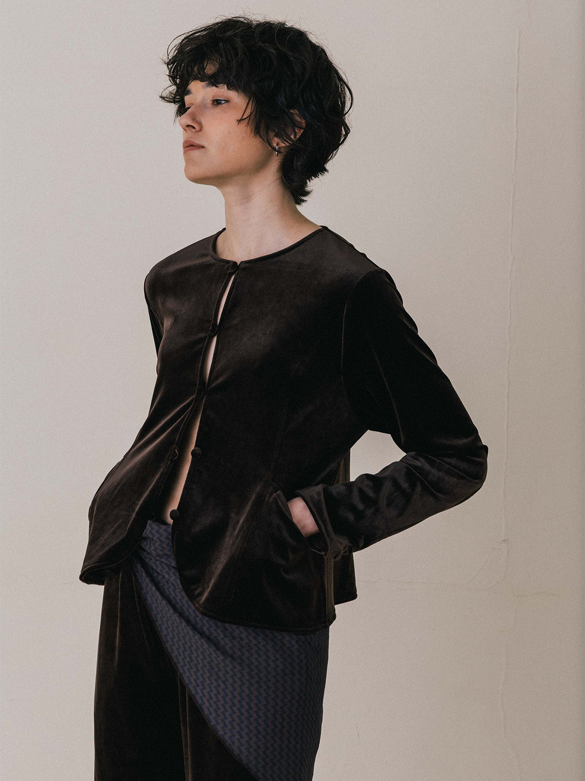 HILTON VELOURS CARDIGAN