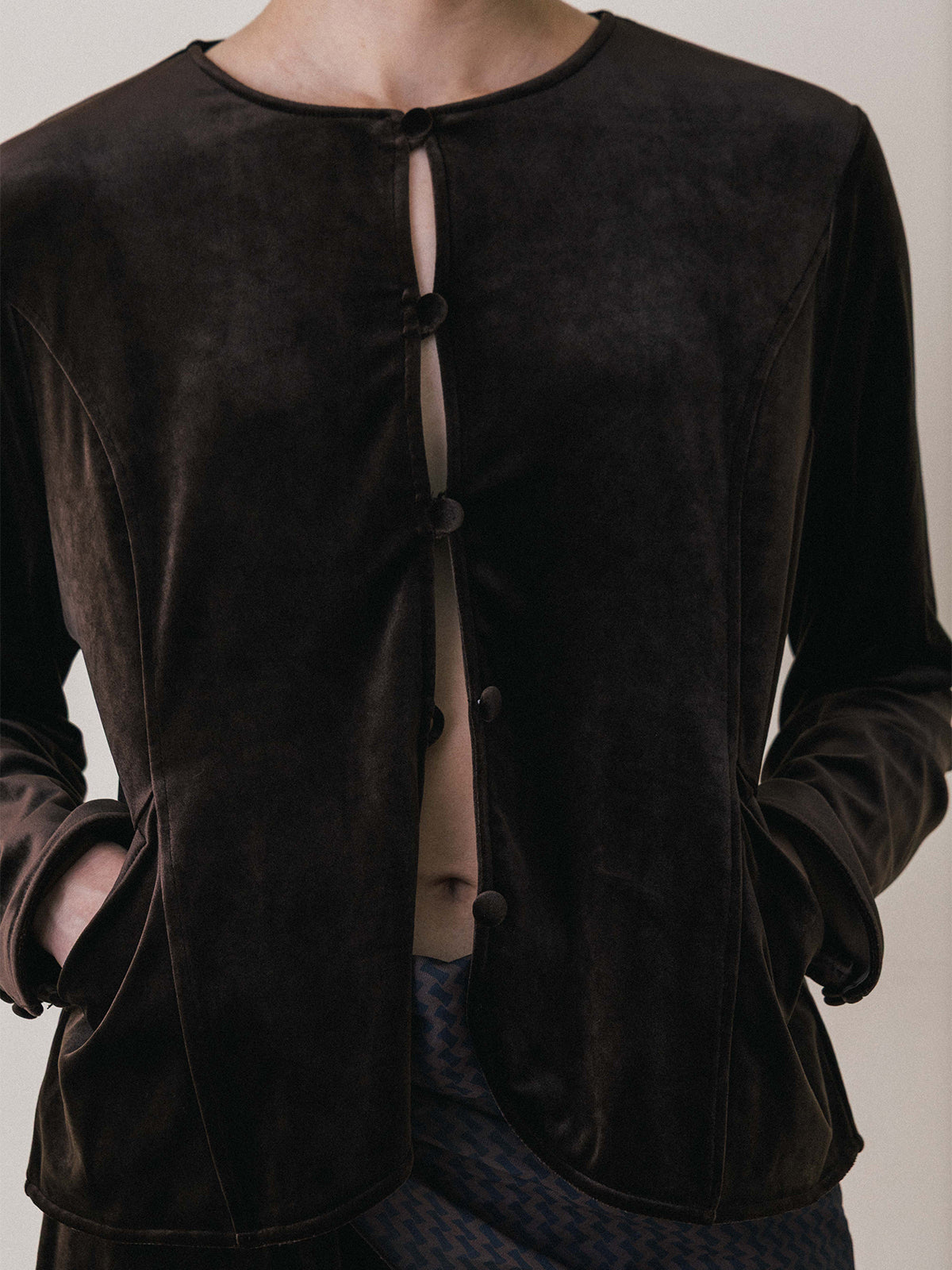HILTON VELOURS CARDIGAN