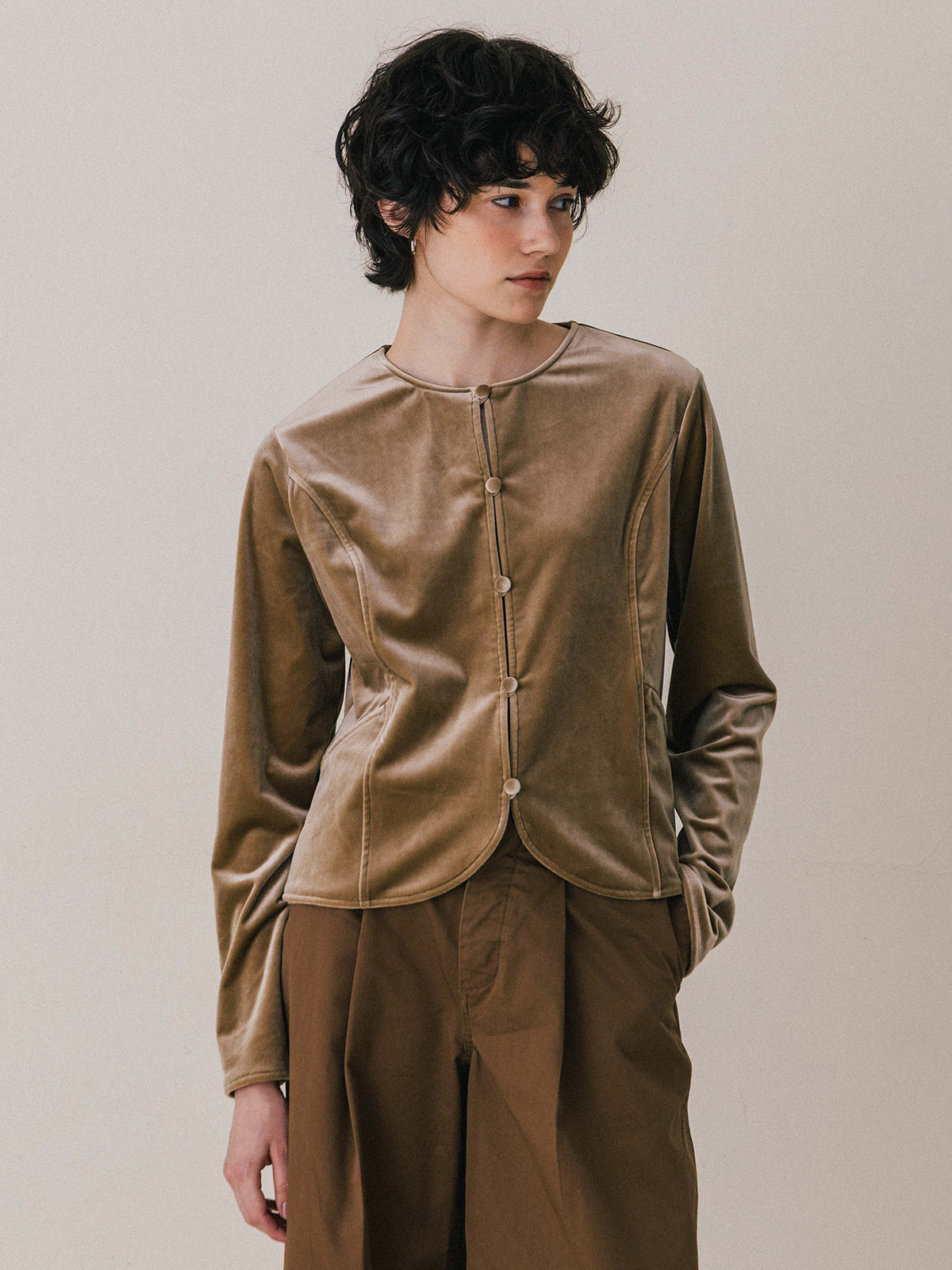 HILTON VELOURS CARDIGAN