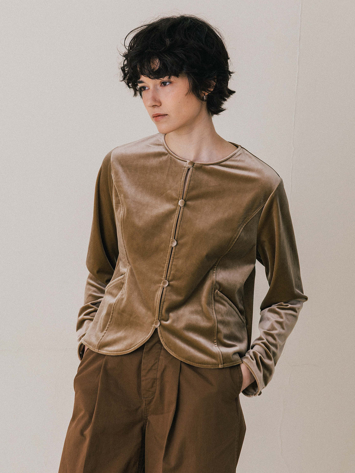 HILTON VELOURS CARDIGAN