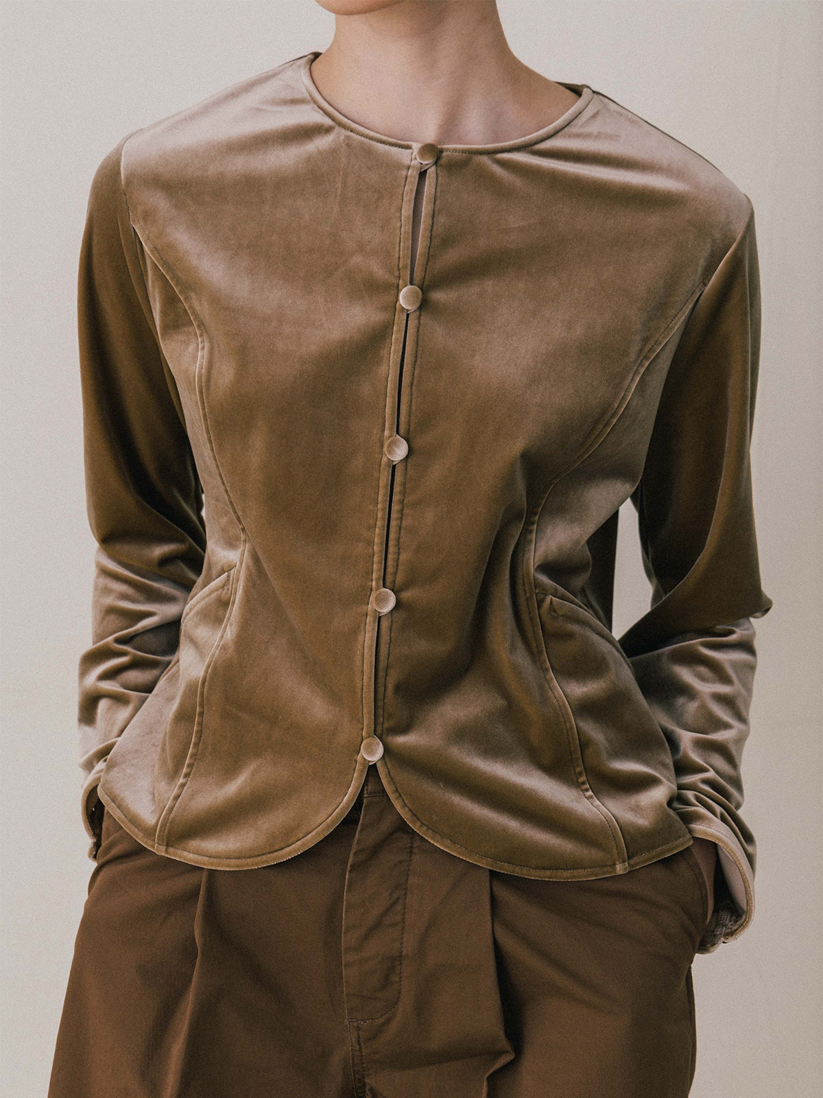 HILTON VELOURS CARDIGAN