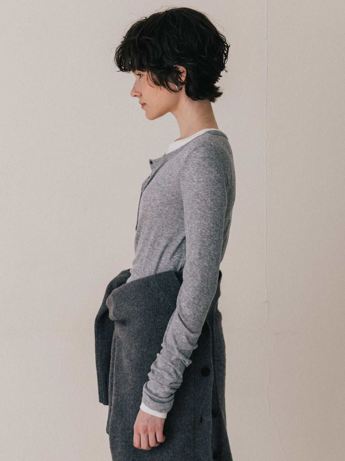 LAYERED L/S HENLY TEE