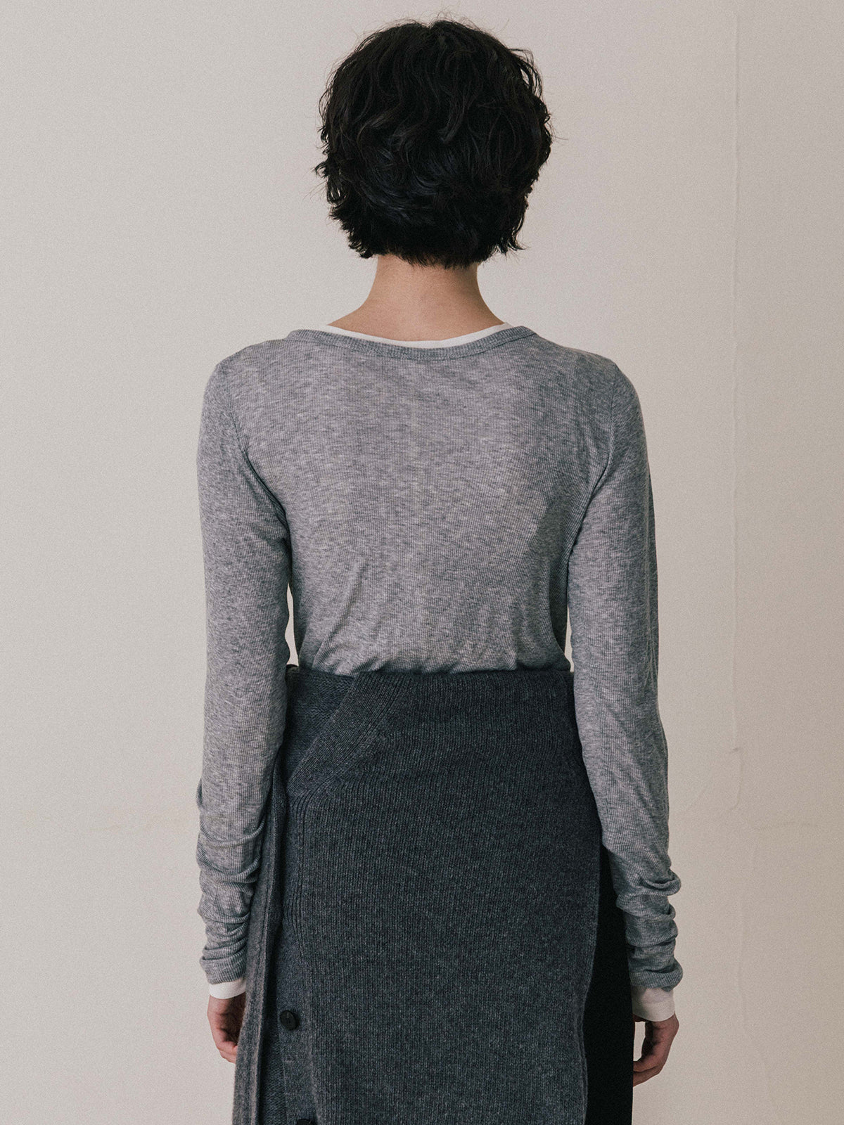 LAYERED L/S HENLY TEE