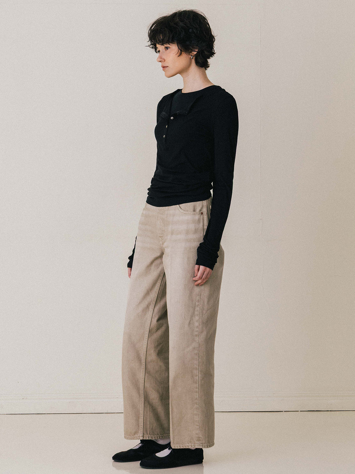 LAYERED L/S HENLY TEE