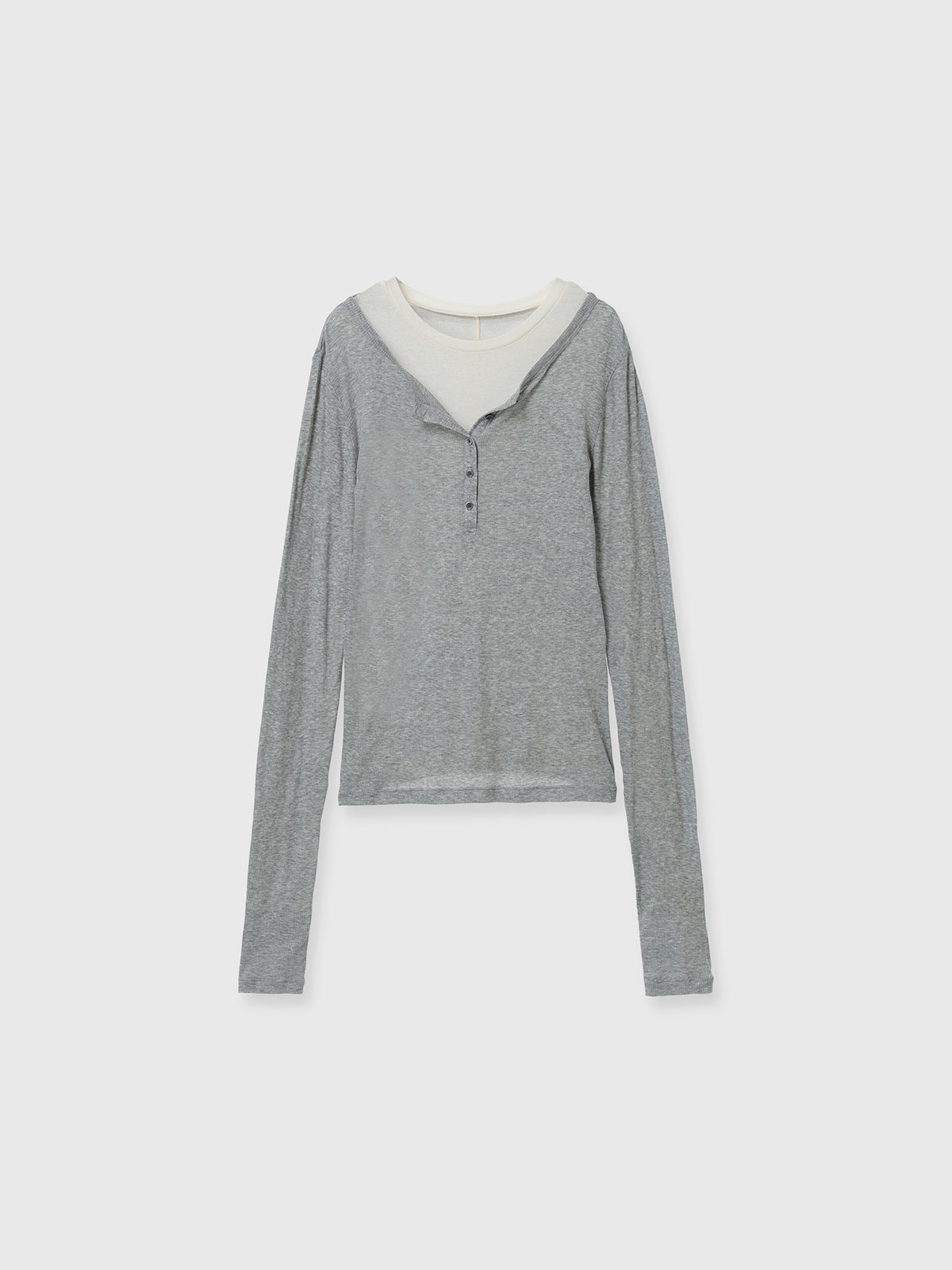 LAYERED L/S HENLY TEE