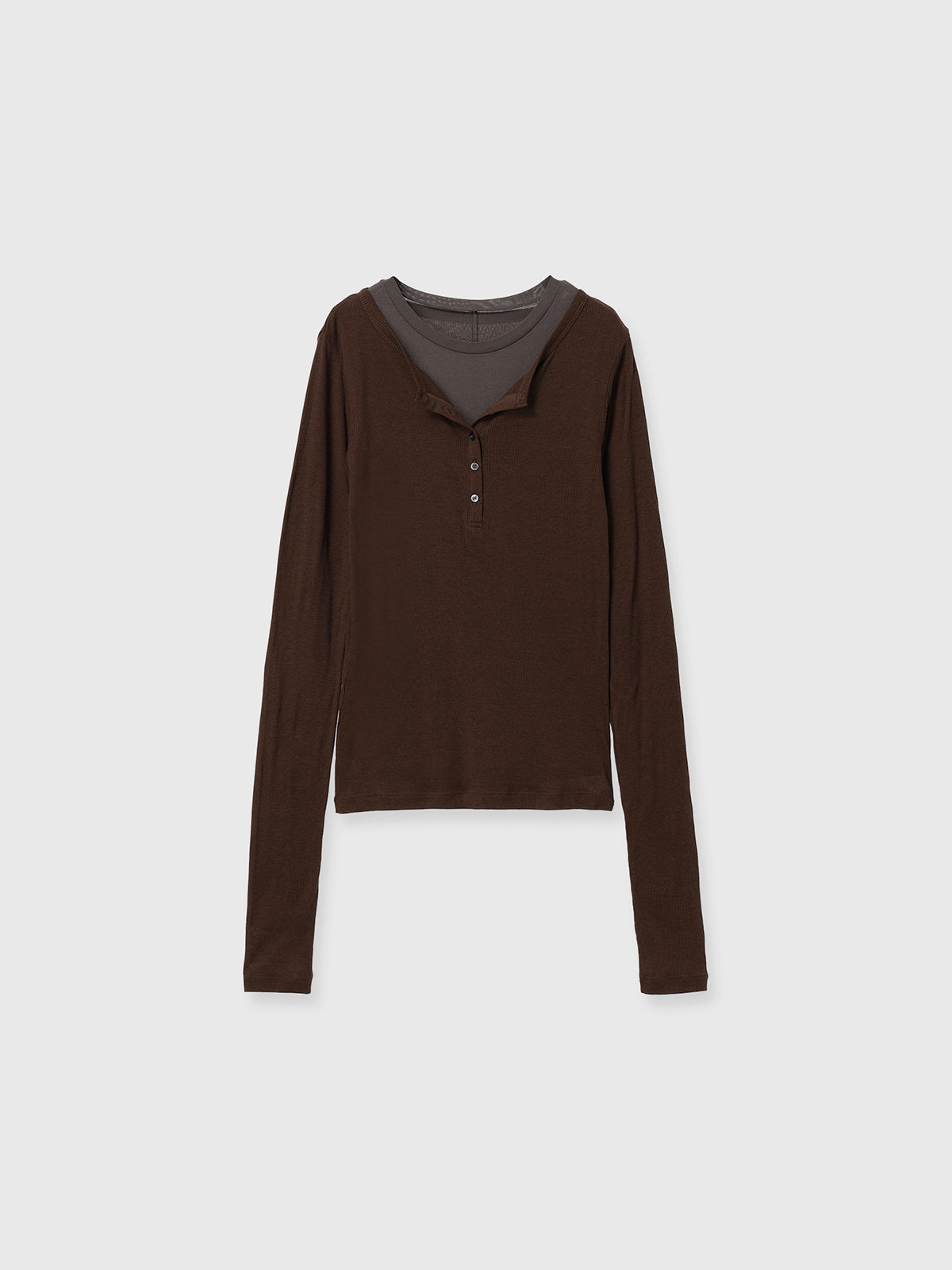 LAYERED L/S HENLY TEE