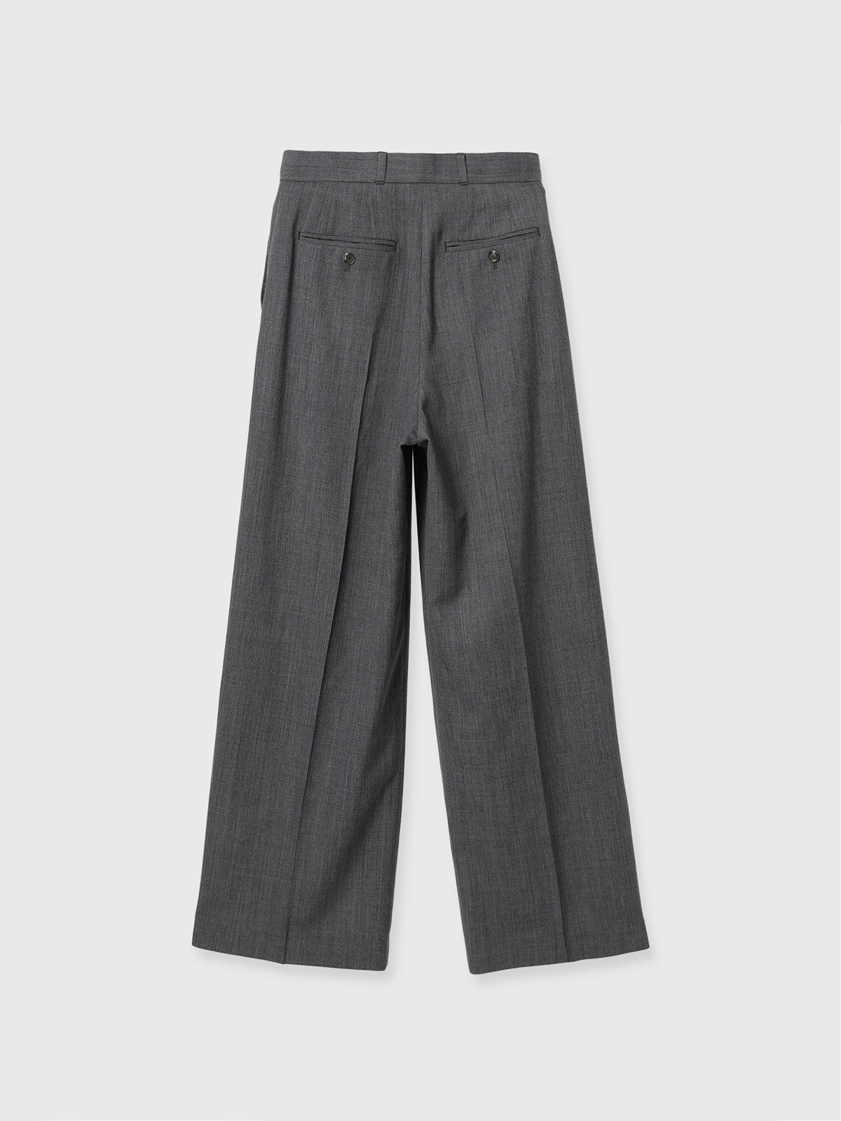 SAVILE WOOL TUCK TROUSERS