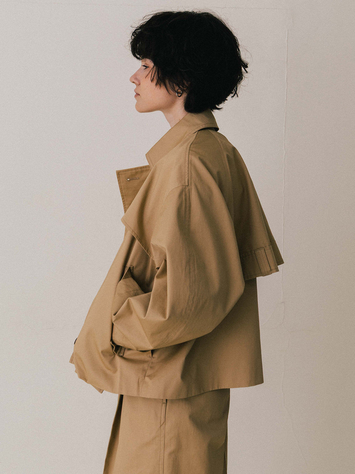 NORMANDY HALF TRENCH COAT