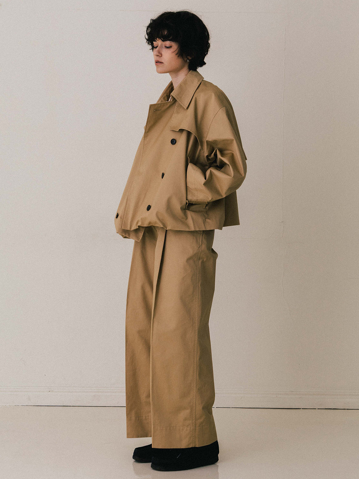 NORMANDY HALF TRENCH COAT