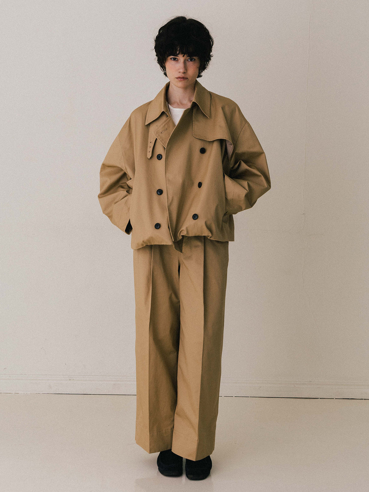 NORMANDY HALF TRENCH COAT